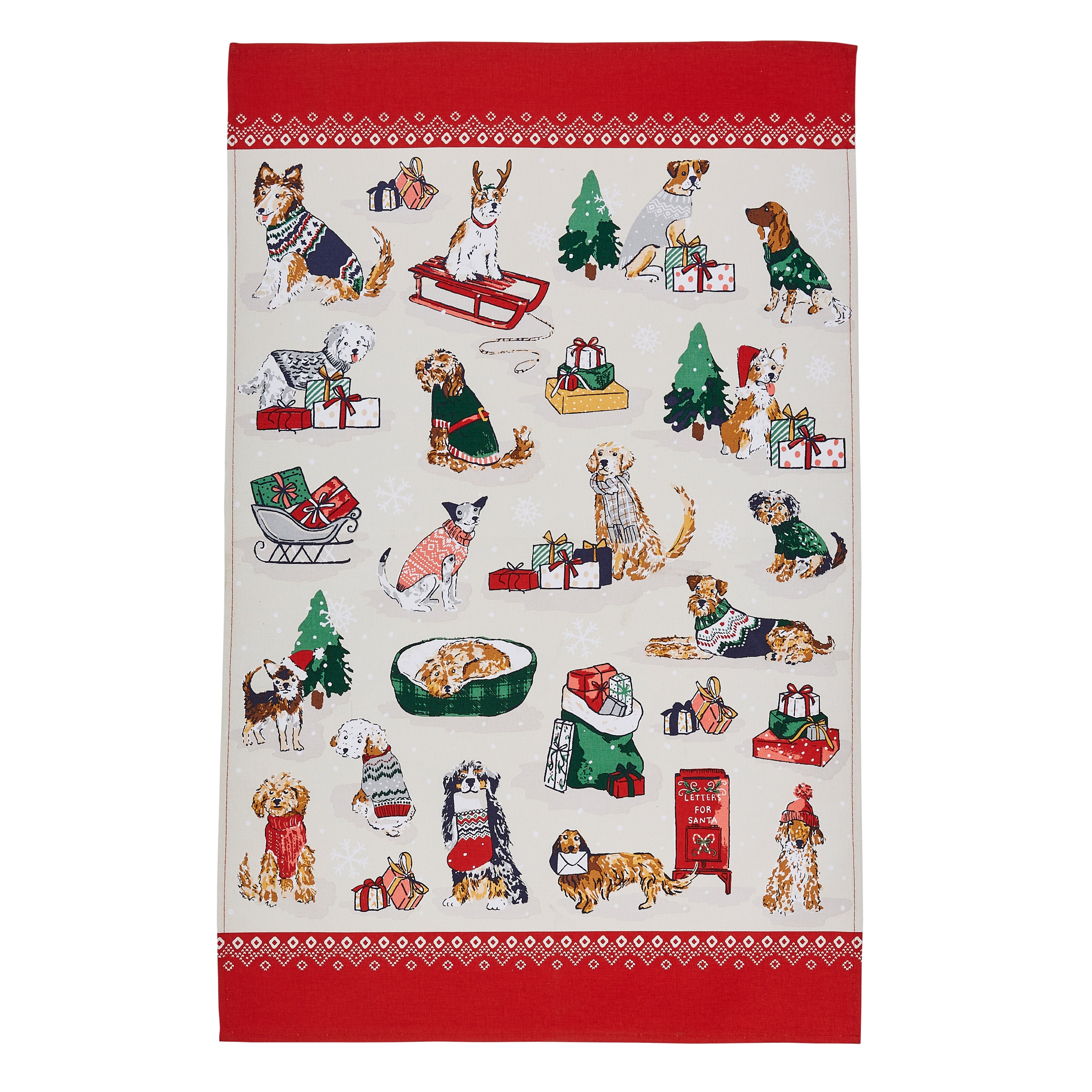 Ulster Weavers Merry Mutts Cotton Tea Towel Multi-Coloured