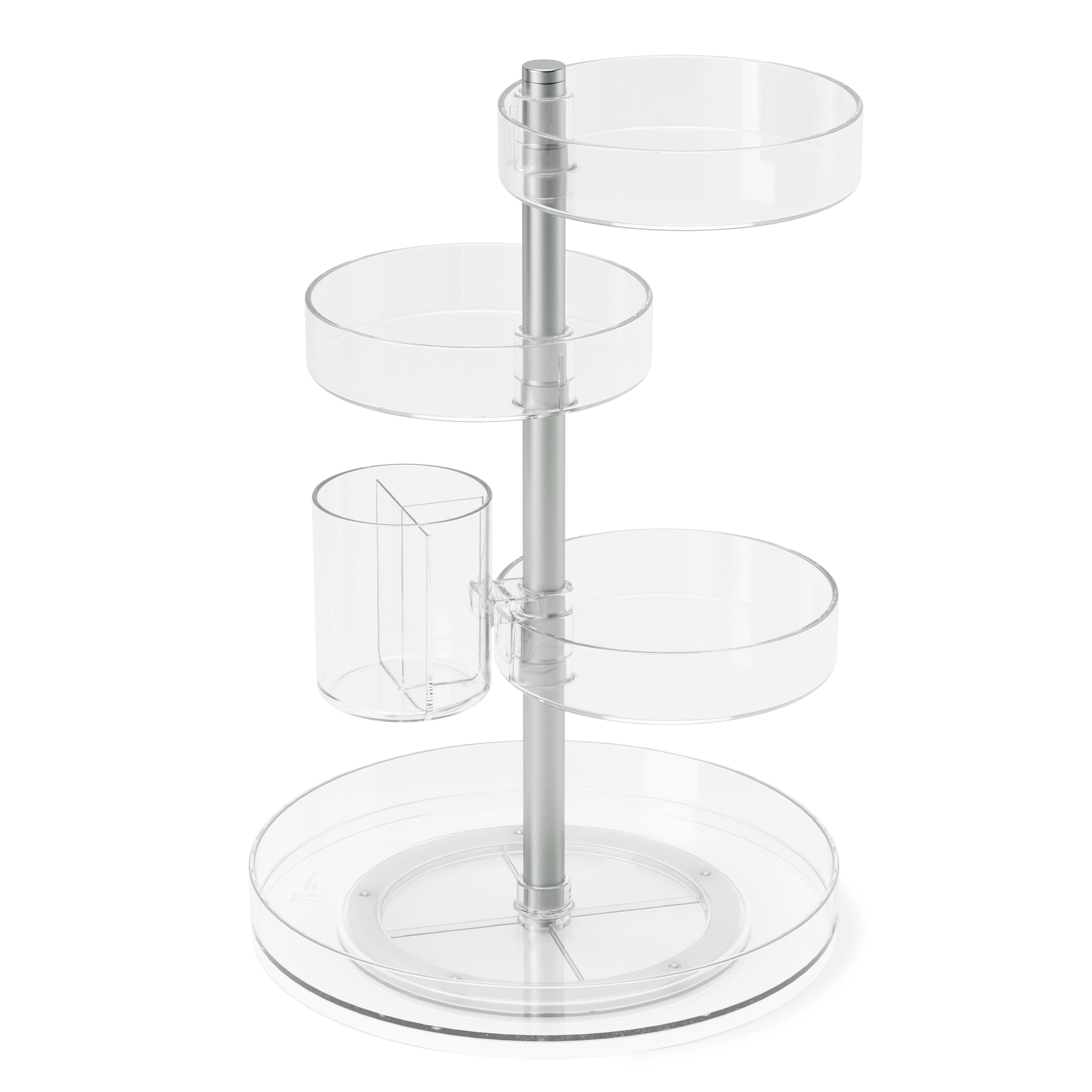 Umbra Pirouette Organizer Clear & Nickel