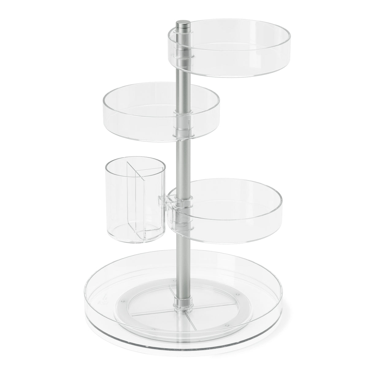 Umbra Pirouette Organizer Clear & Nickel