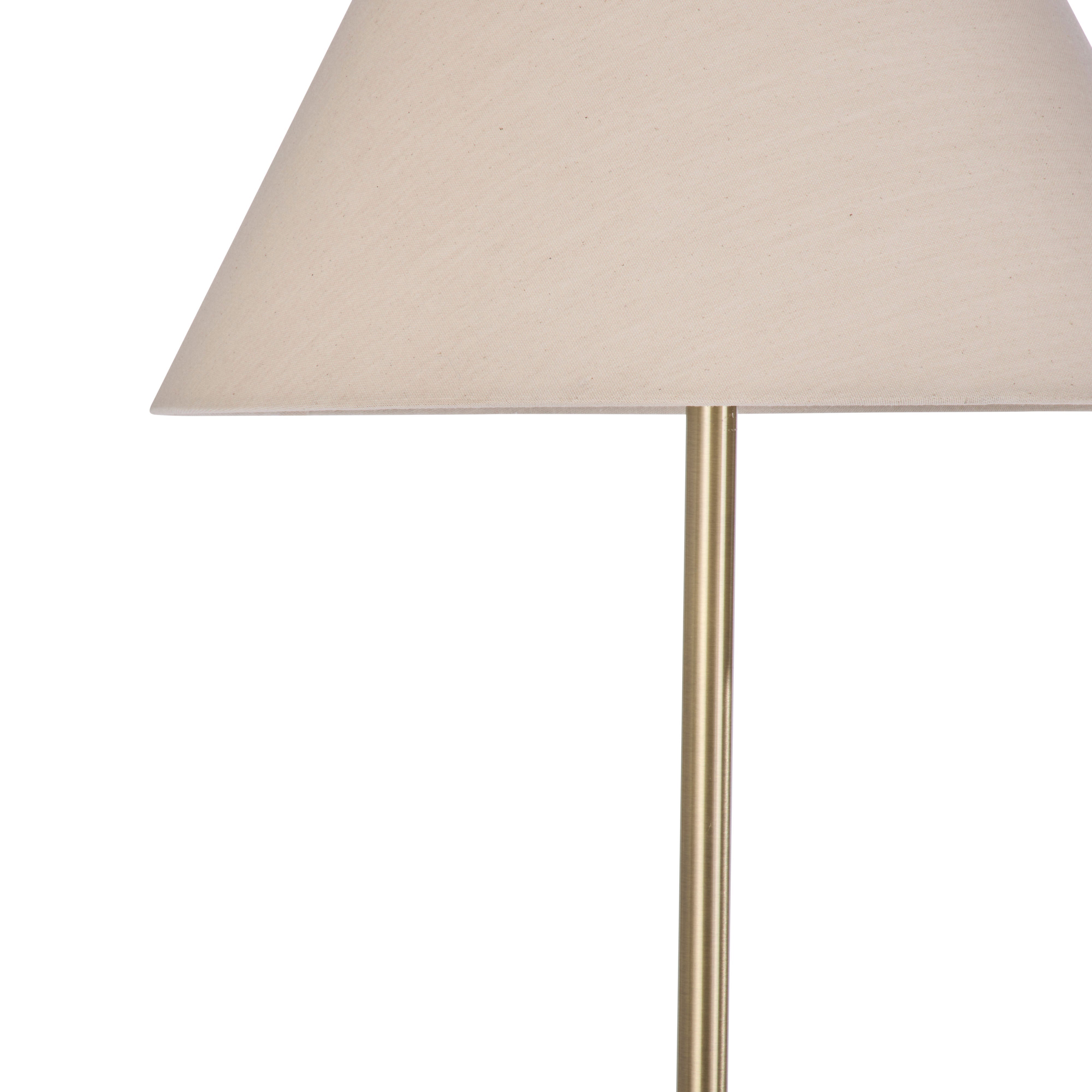 Amalfi Azure Floor Lamp Grey & Natural