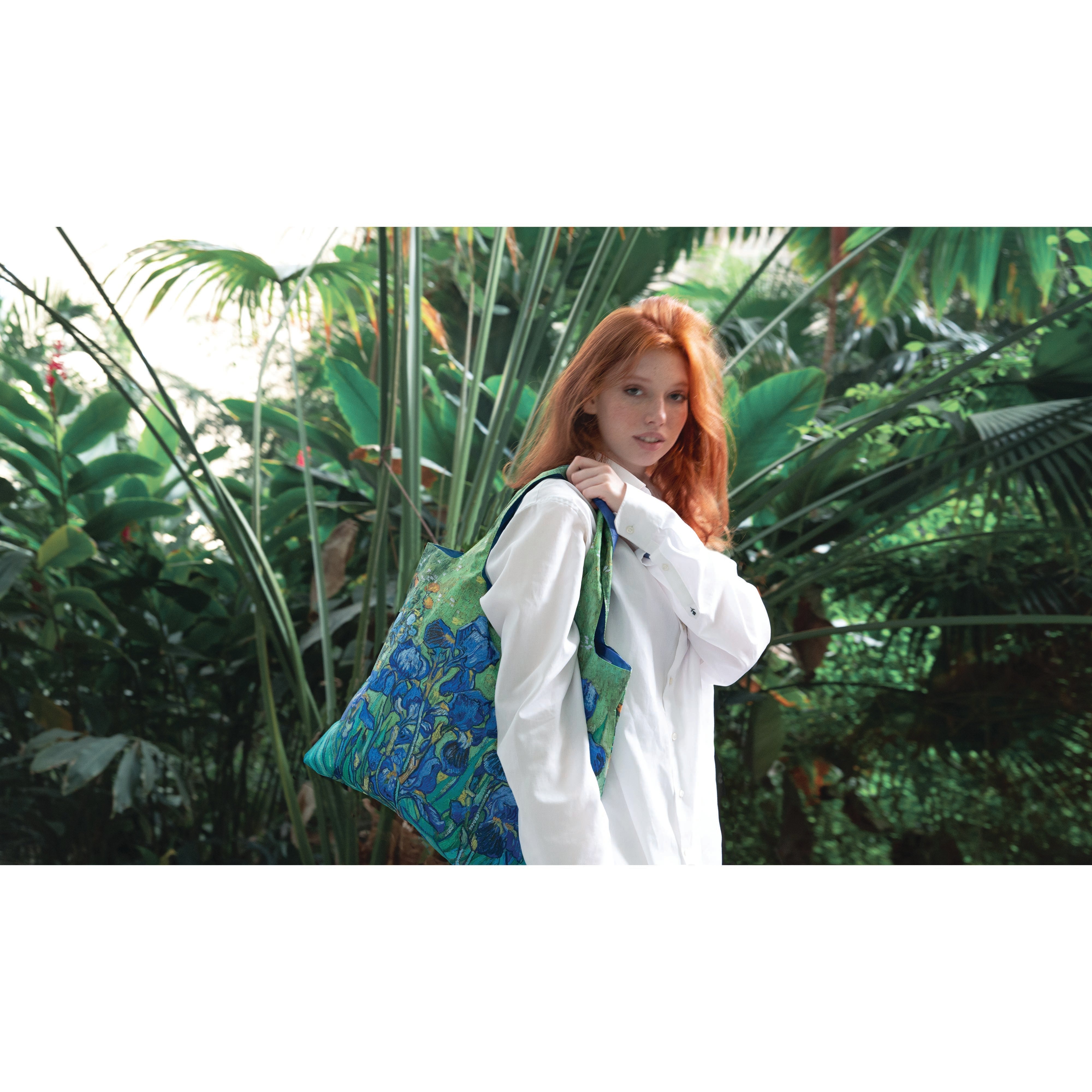 LOQI Van Gogh Irises Tote Bag