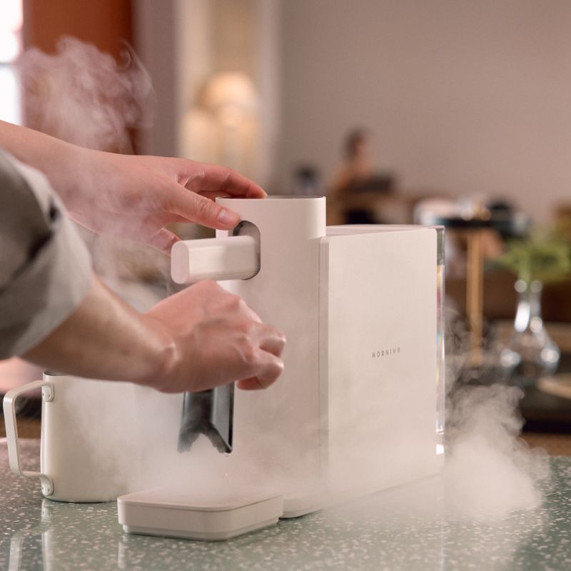 Morning Dream Milk Steamer - White