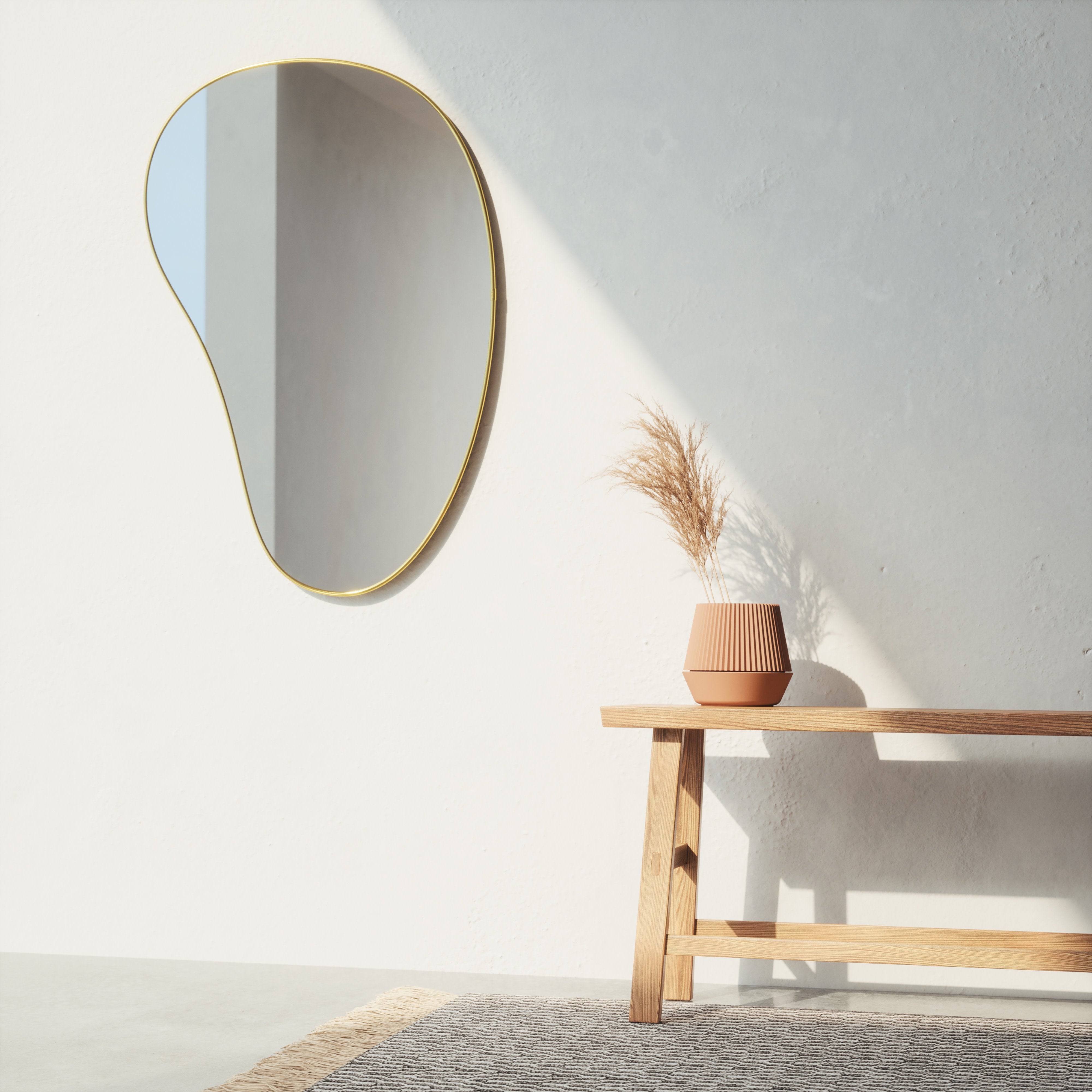 Umbra Hubba Pebble Wall Mirror