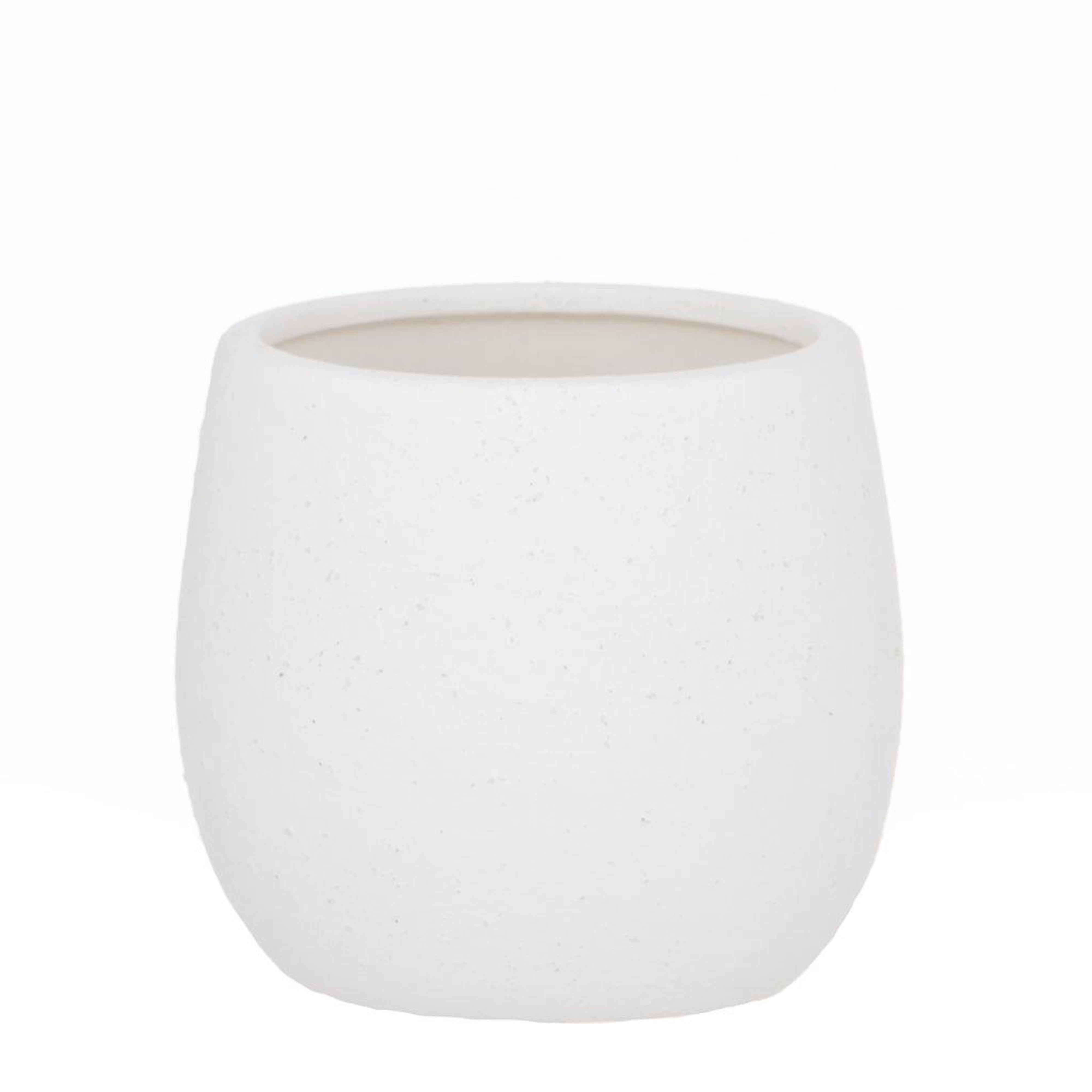 Rogue Tub Pot White 10 x 9cm