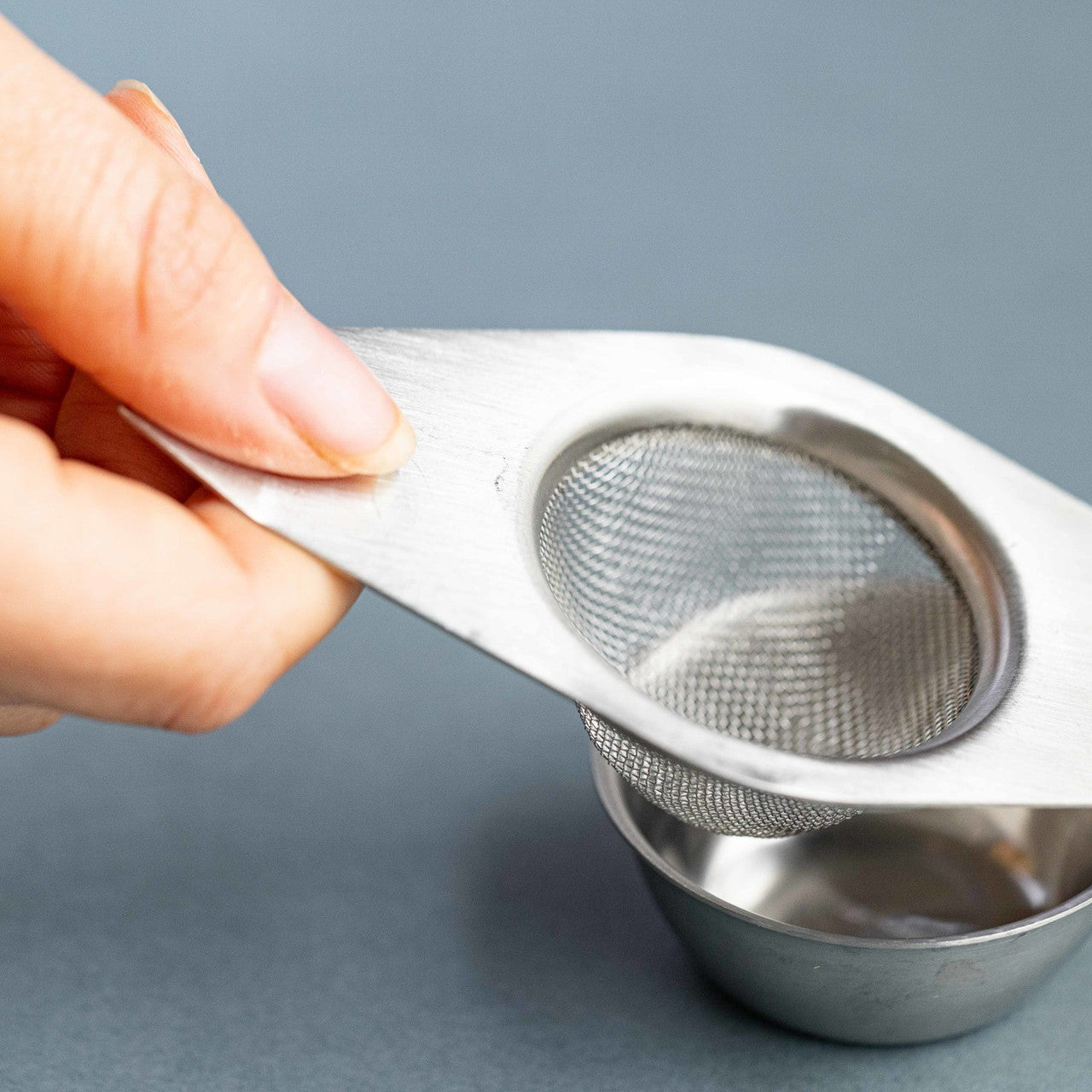 La Cafetière Stainless Steel Tea Strainer & Drip Bowl
