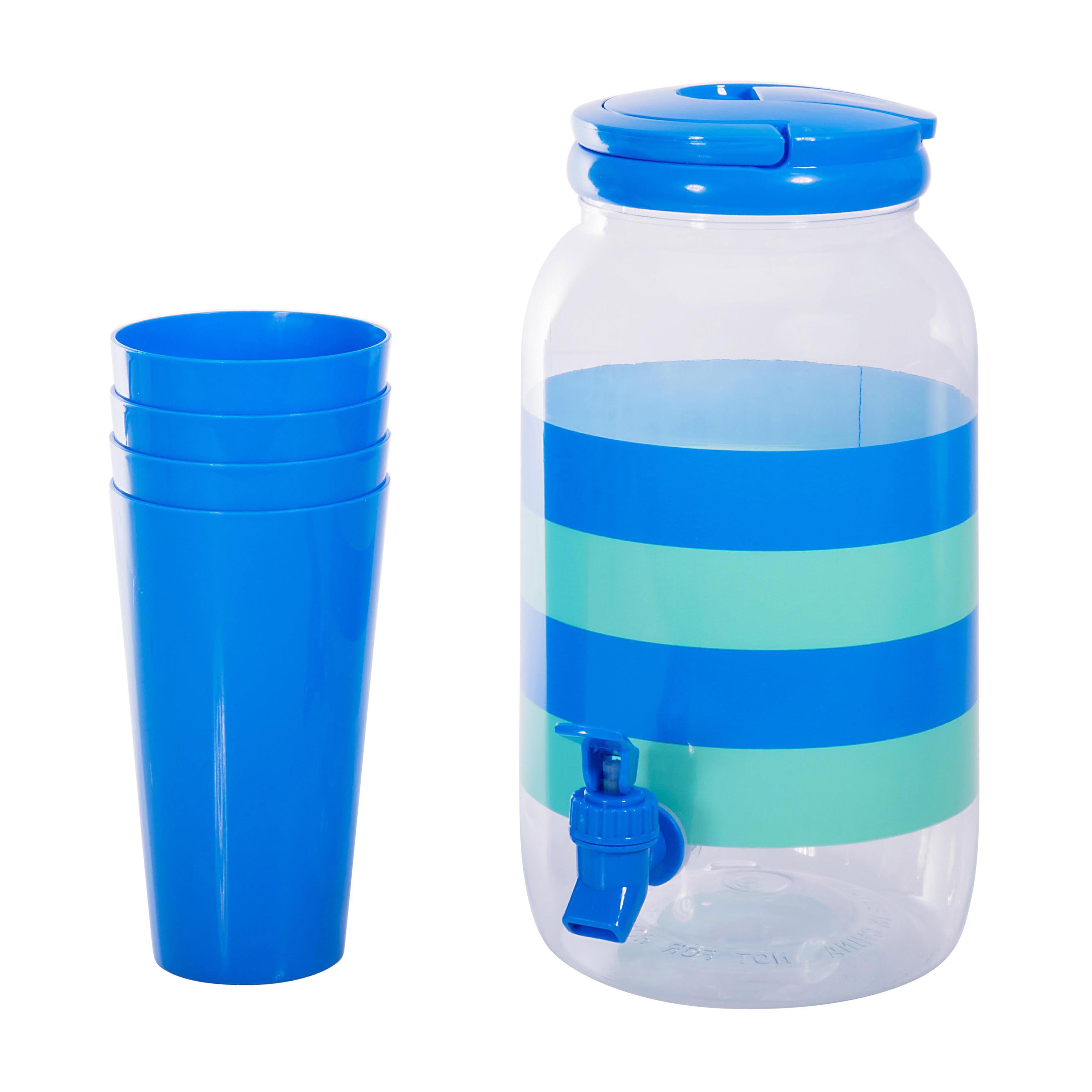 isGift Eclectic Summer Drink Dispenser Set Multi-Coloured