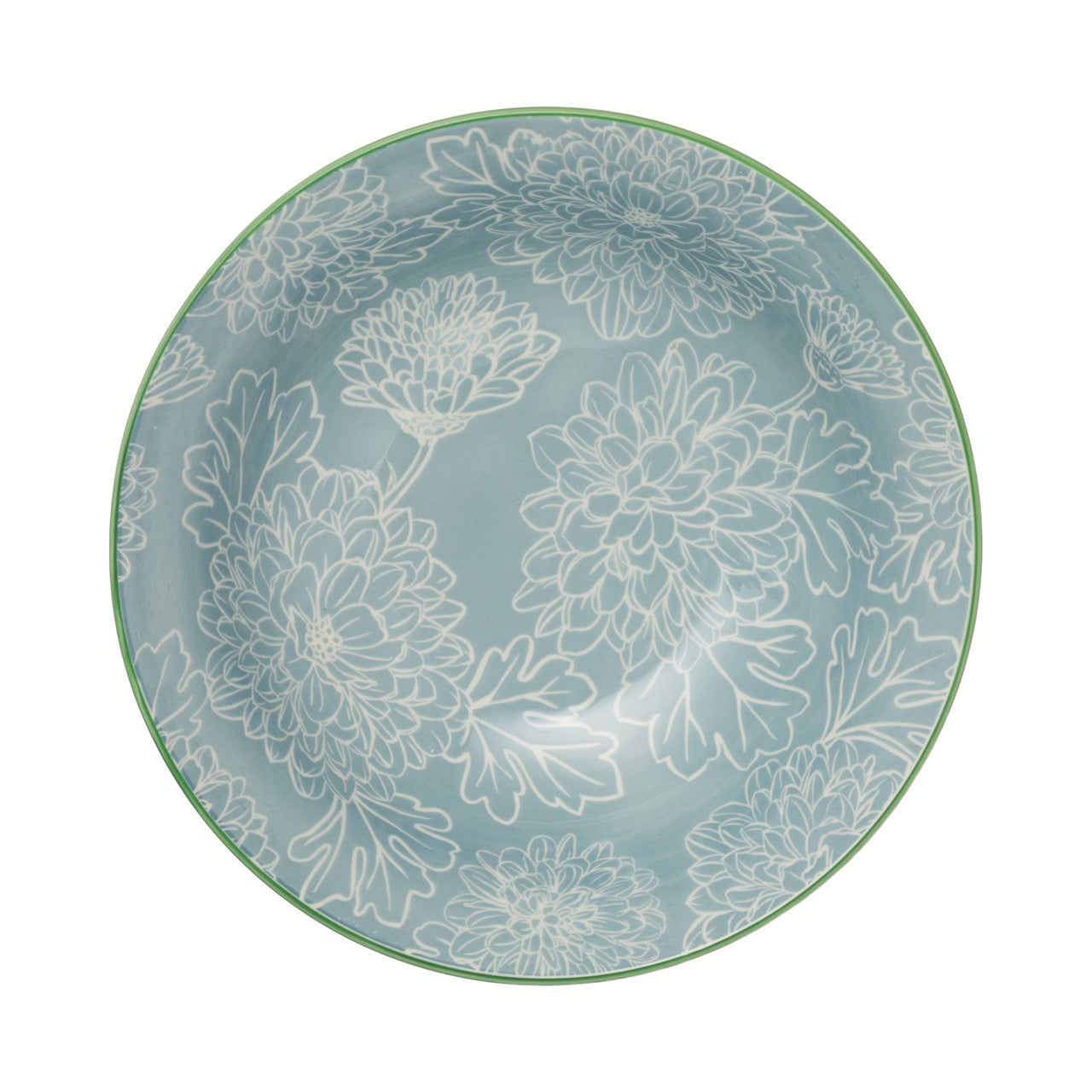 Mikasa Stoneware Ramen Bowl 21cm (Grey Floral)