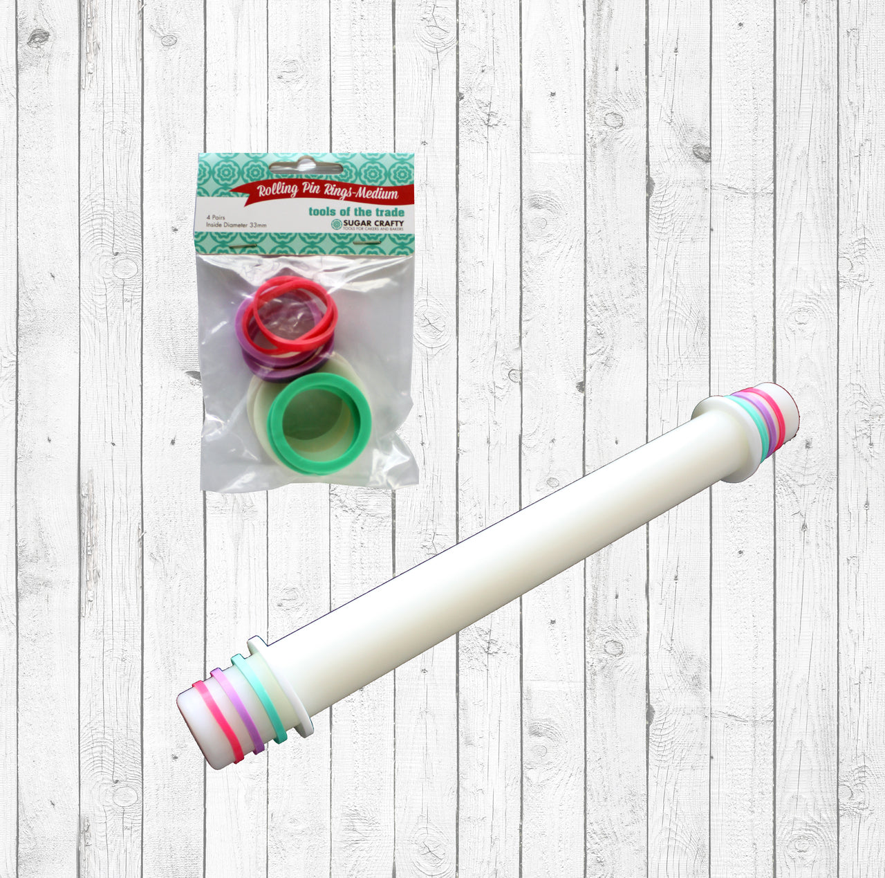 Sugar Crafty Rolling Pin Rings Medium