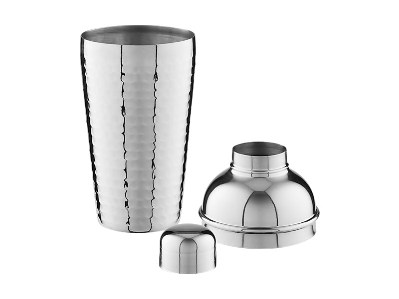 Maxwell & Williams Cocktail & Co Lexington Hammered Cocktail Shaker Silver 550ml