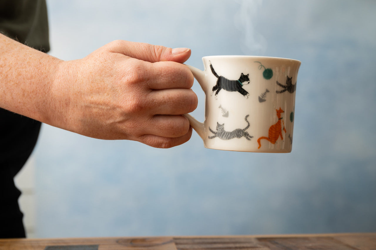 Mikasa Fine Bone China Fluted Mug 300ml (Cat)