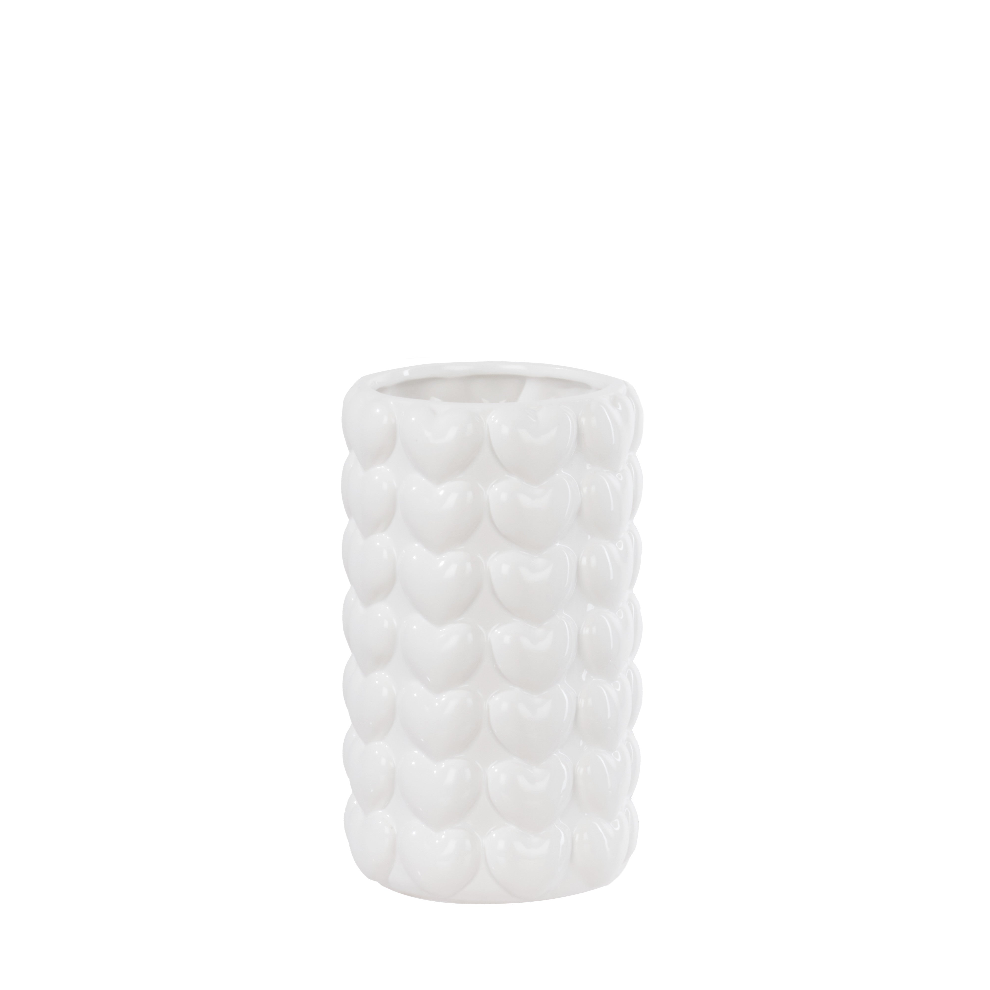 Emporium Sweetheart Vase Medium White