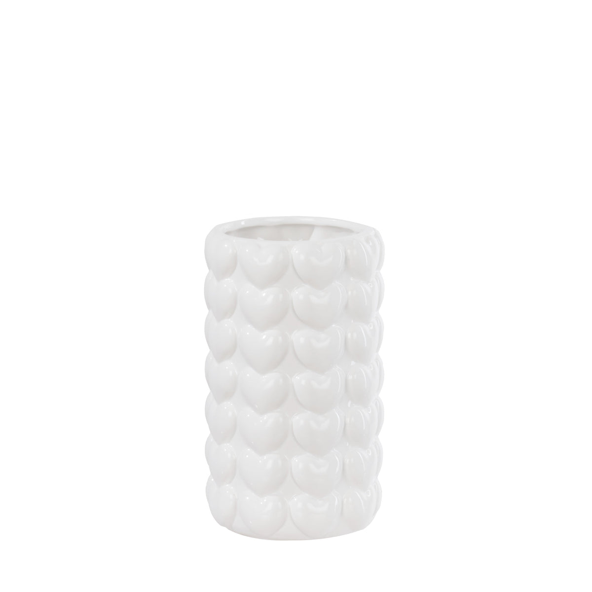 Emporium Sweetheart Vase Medium White