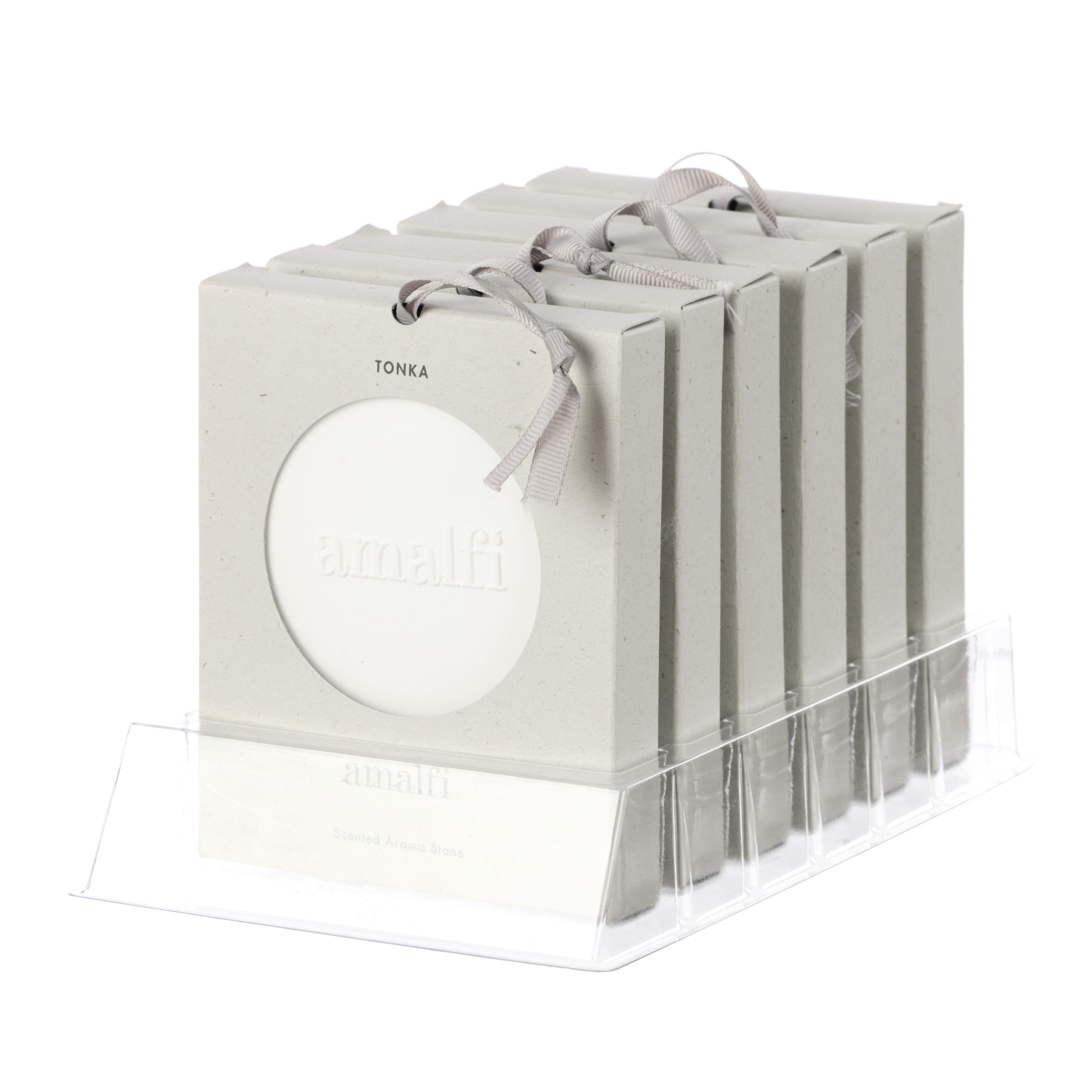 Amalfi Santal Tonka Aroma Stones CDU/6pc Taupe