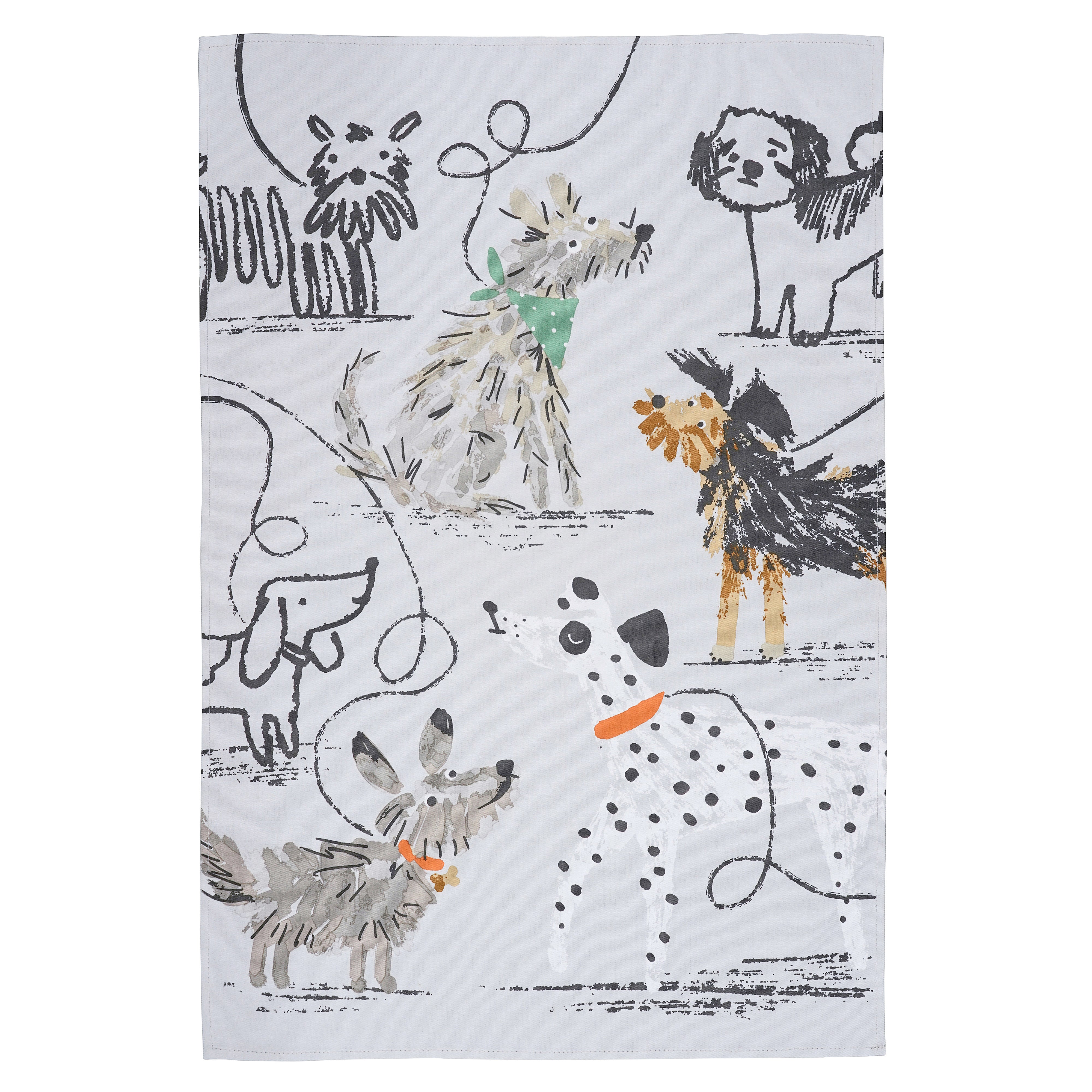 Ulster Weavers Dog Days Tea Towel Multi-Coloured