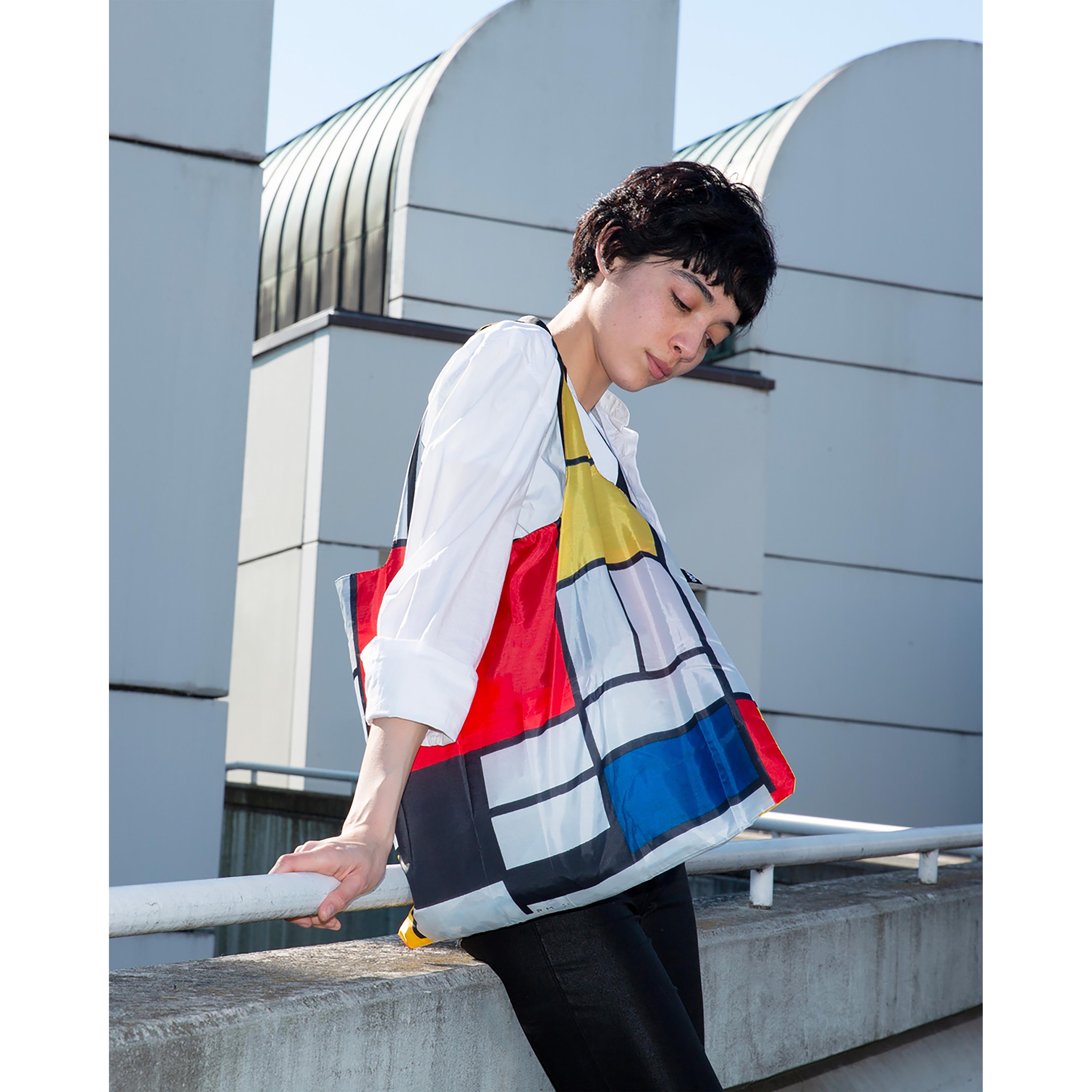 LOQI Mondrian Composition Tote Bag