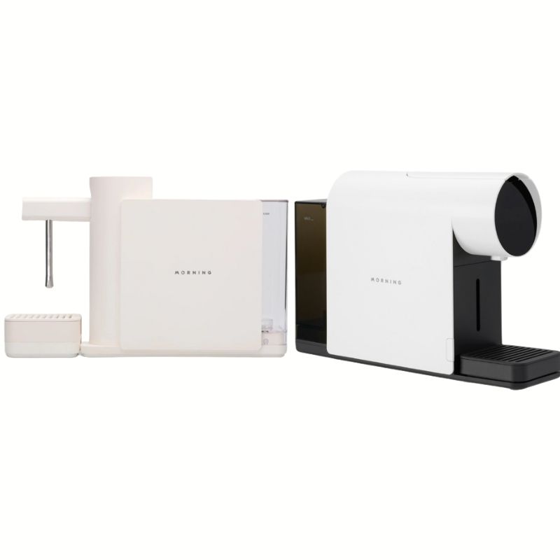 Morning Mini & Dream Milk Steamer Bundle - White