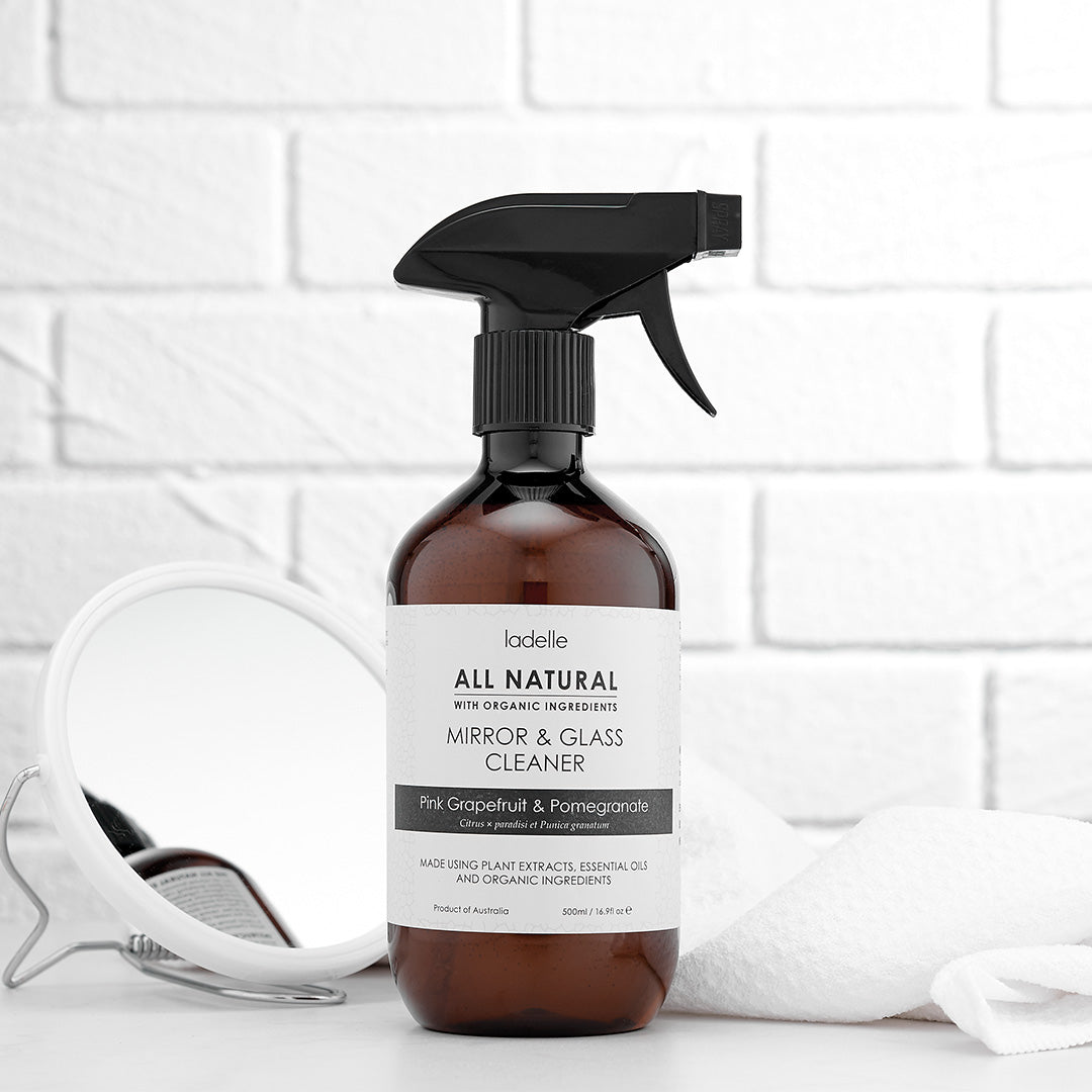 Ladelle All Natural 500ml Mirror & Glass Cleaner Grapefruit & Pomegranate