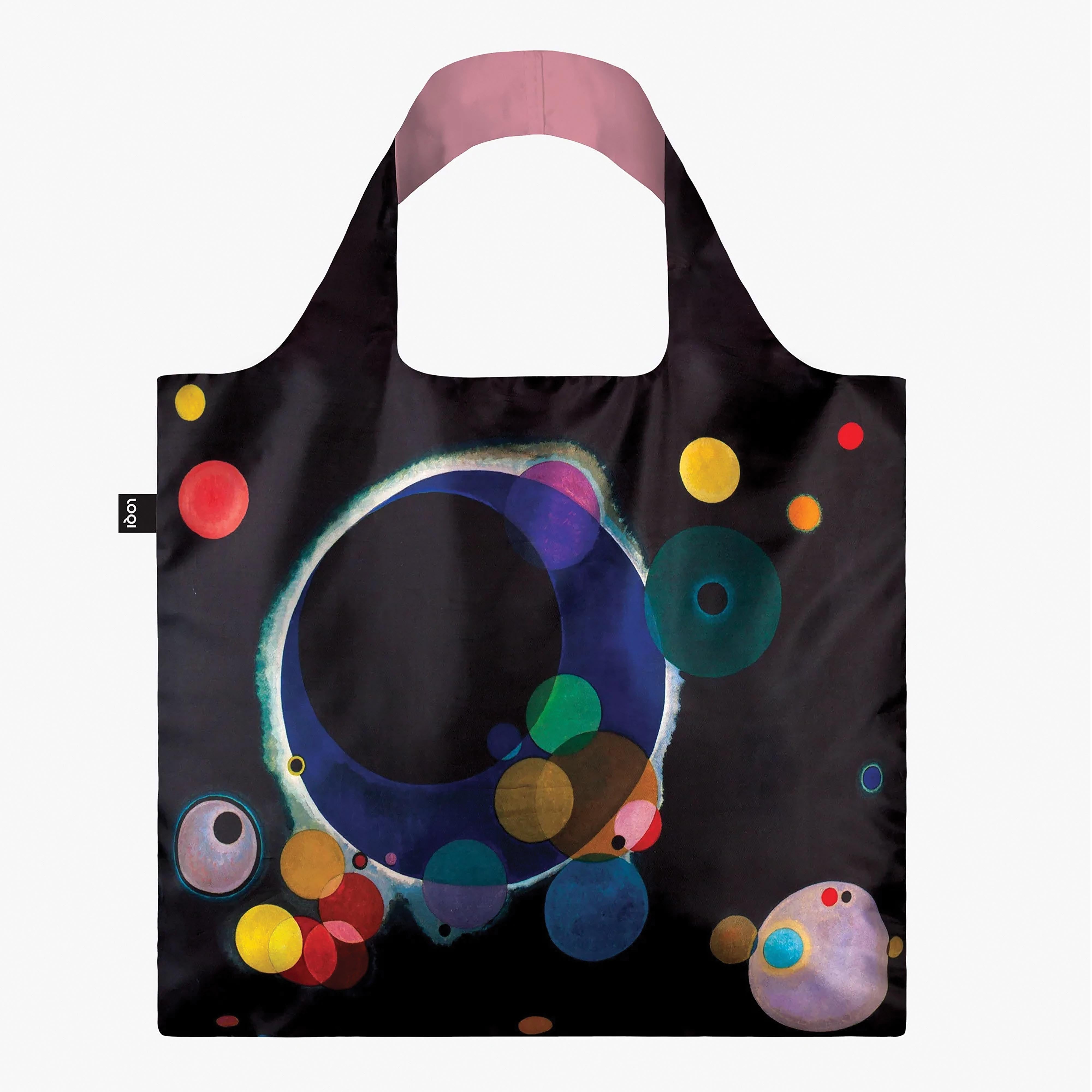 LOQI Wassily Kandinsky Several Circles Tote Bag