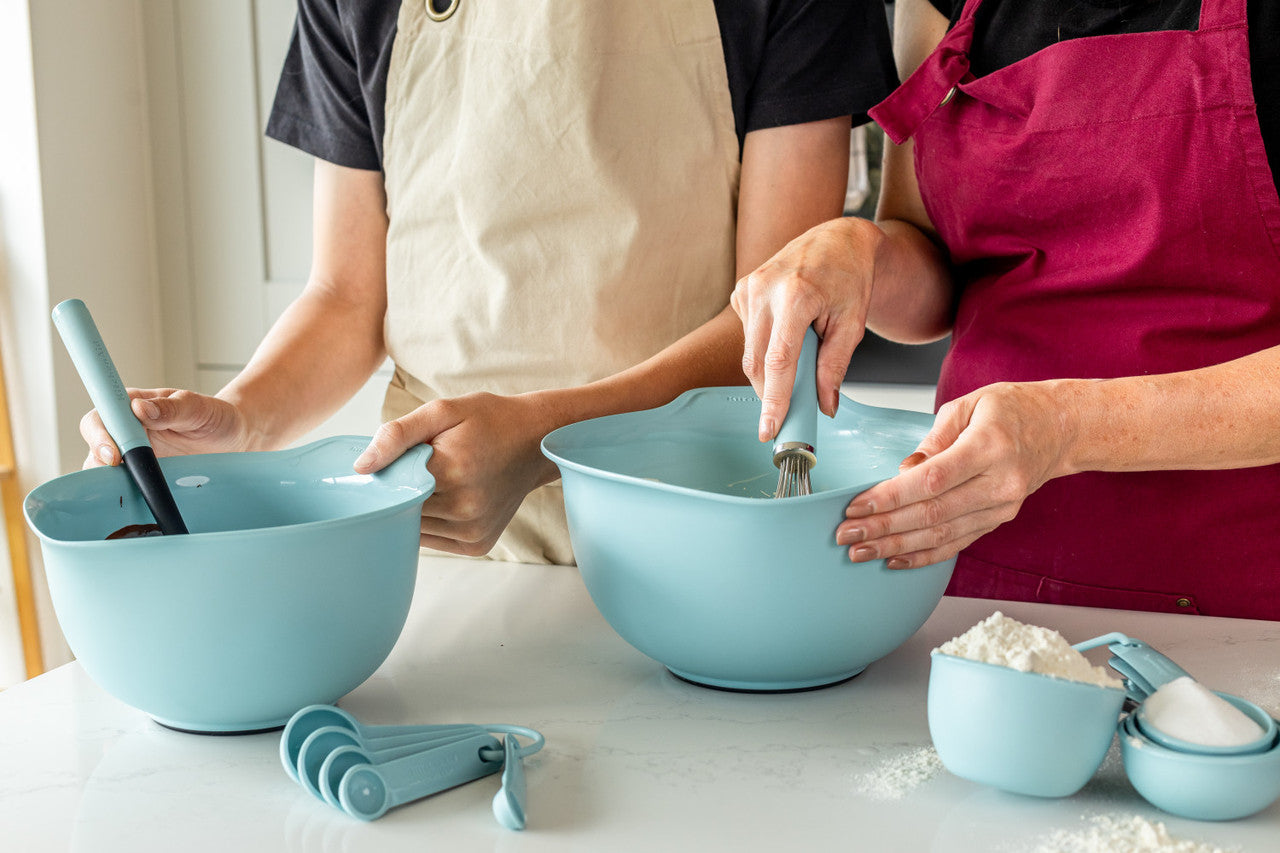 KitchenAid 3 Piece Nesting Mixing Bowl Set (Mineral Water)