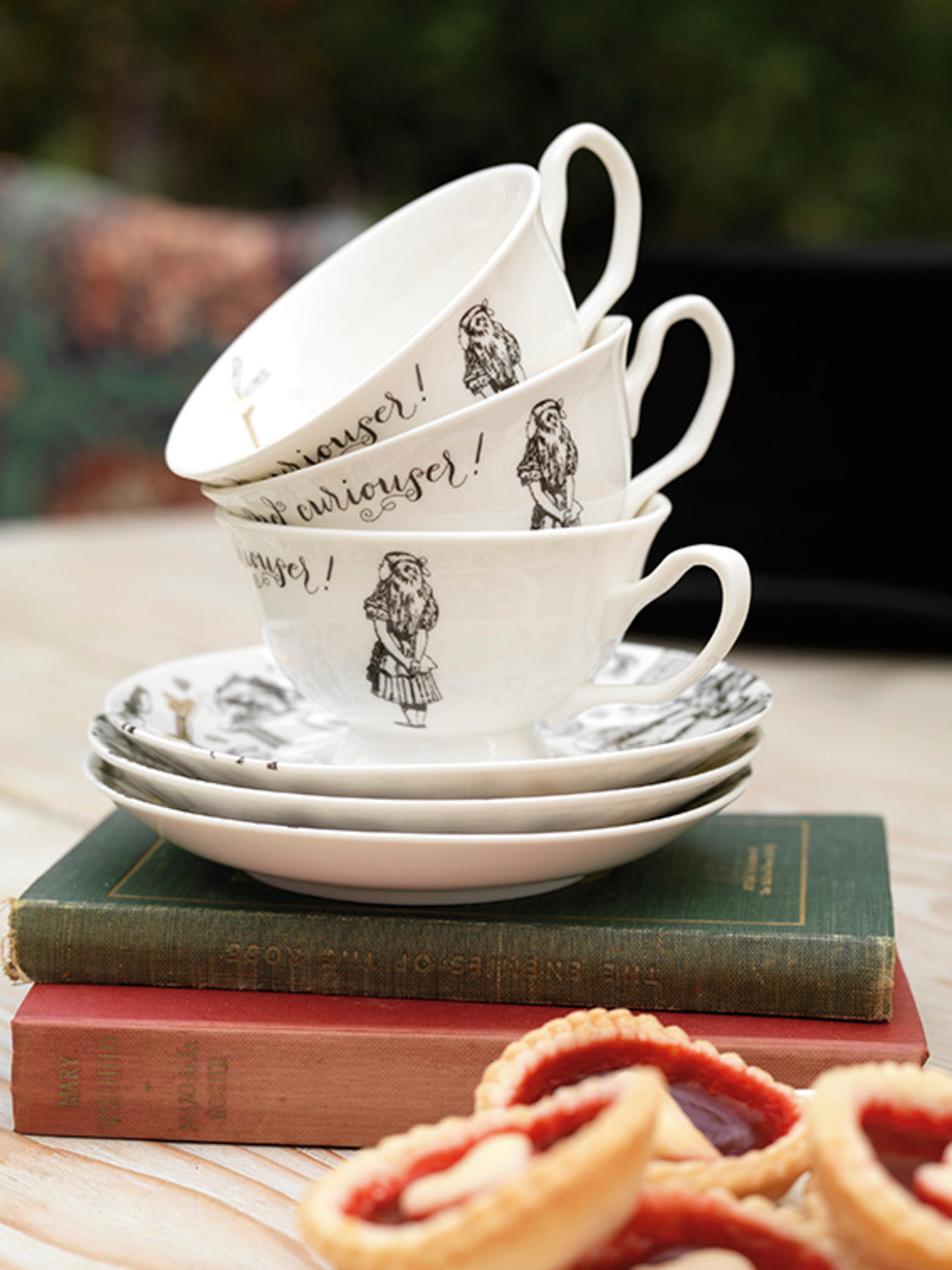 V&A Alice in Wonderland Cup & Saucer 210ml