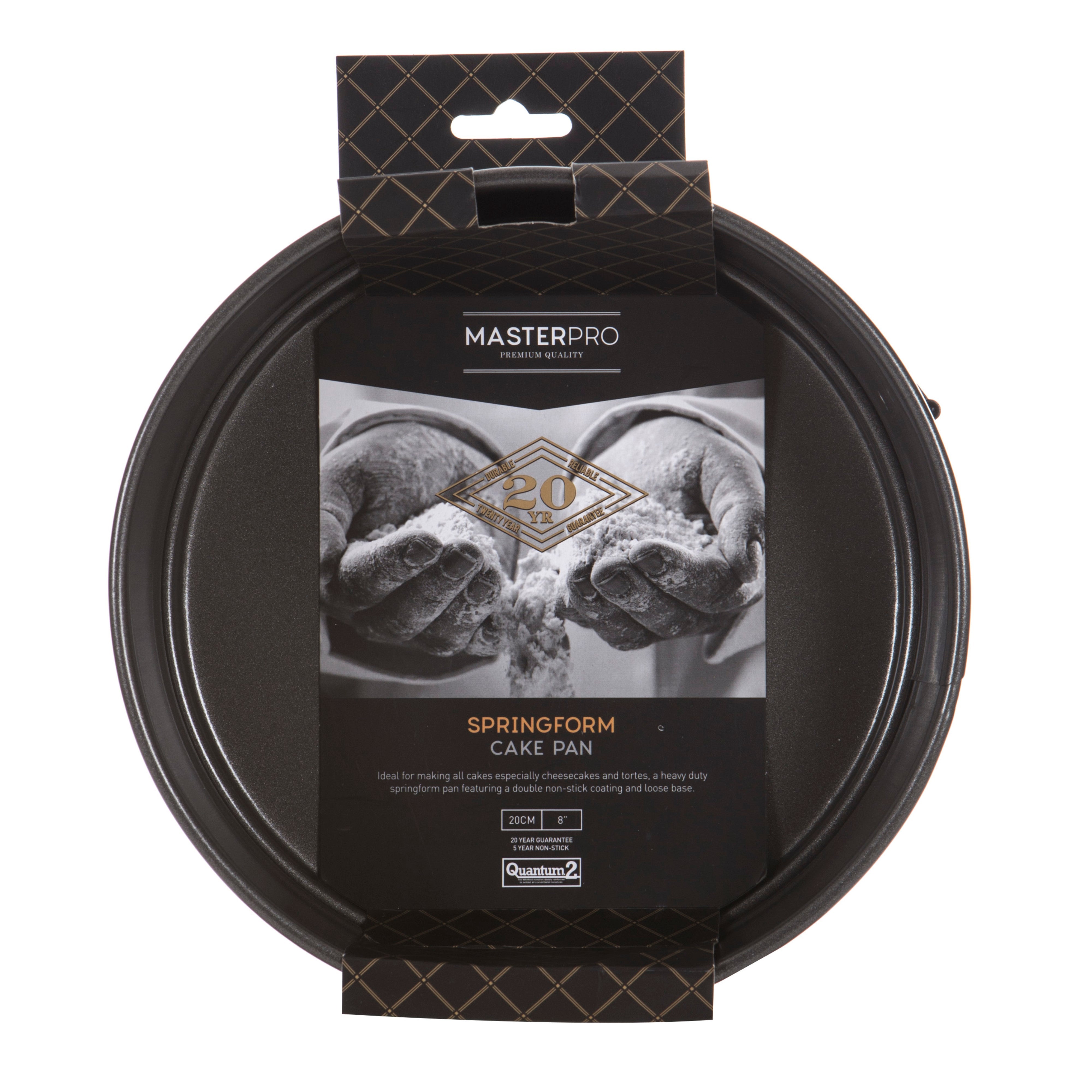MasterPro Non-Stick Springform Round Cake Pan 19cm