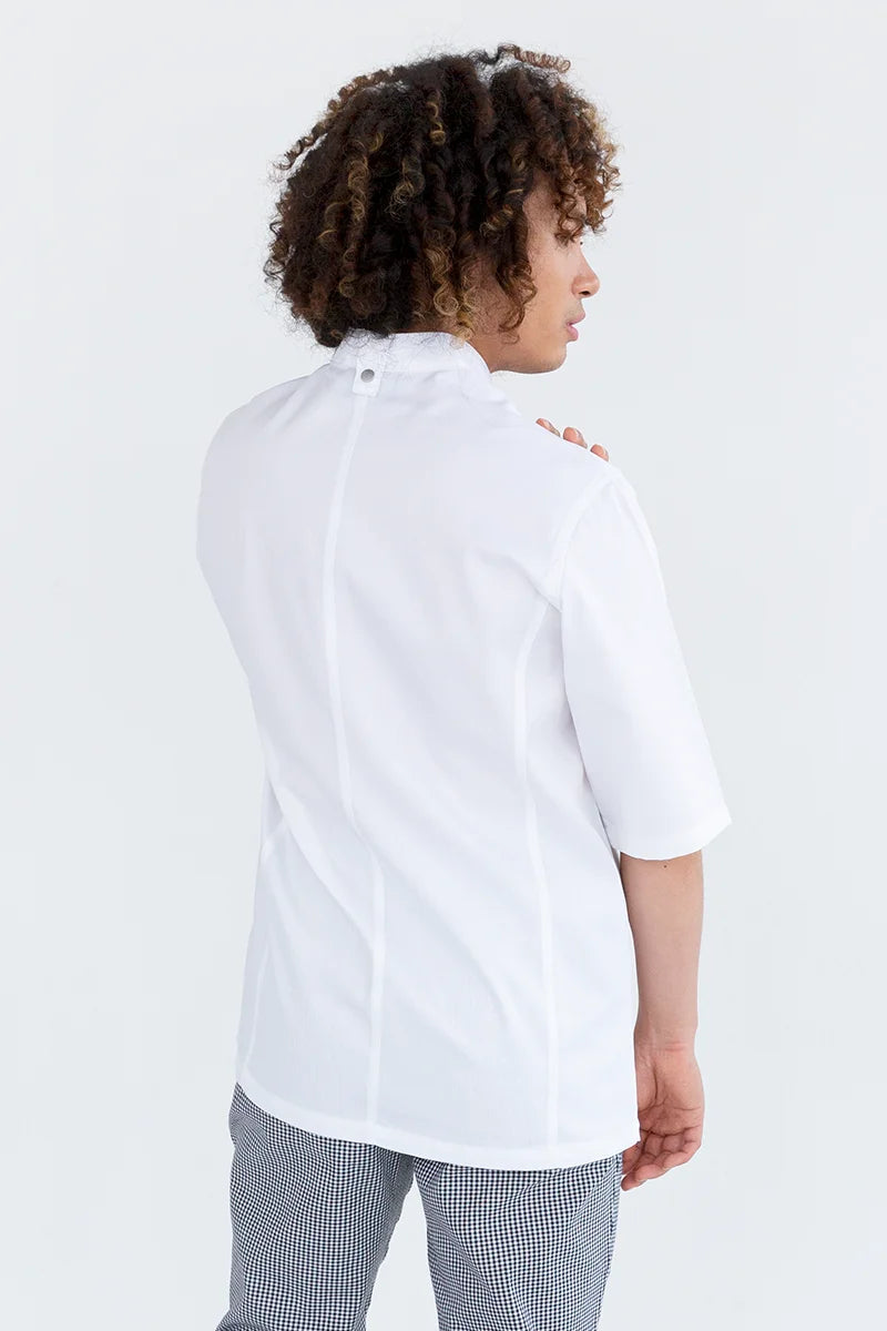 Aussie Chef Tunic White Short Sleeve - XL