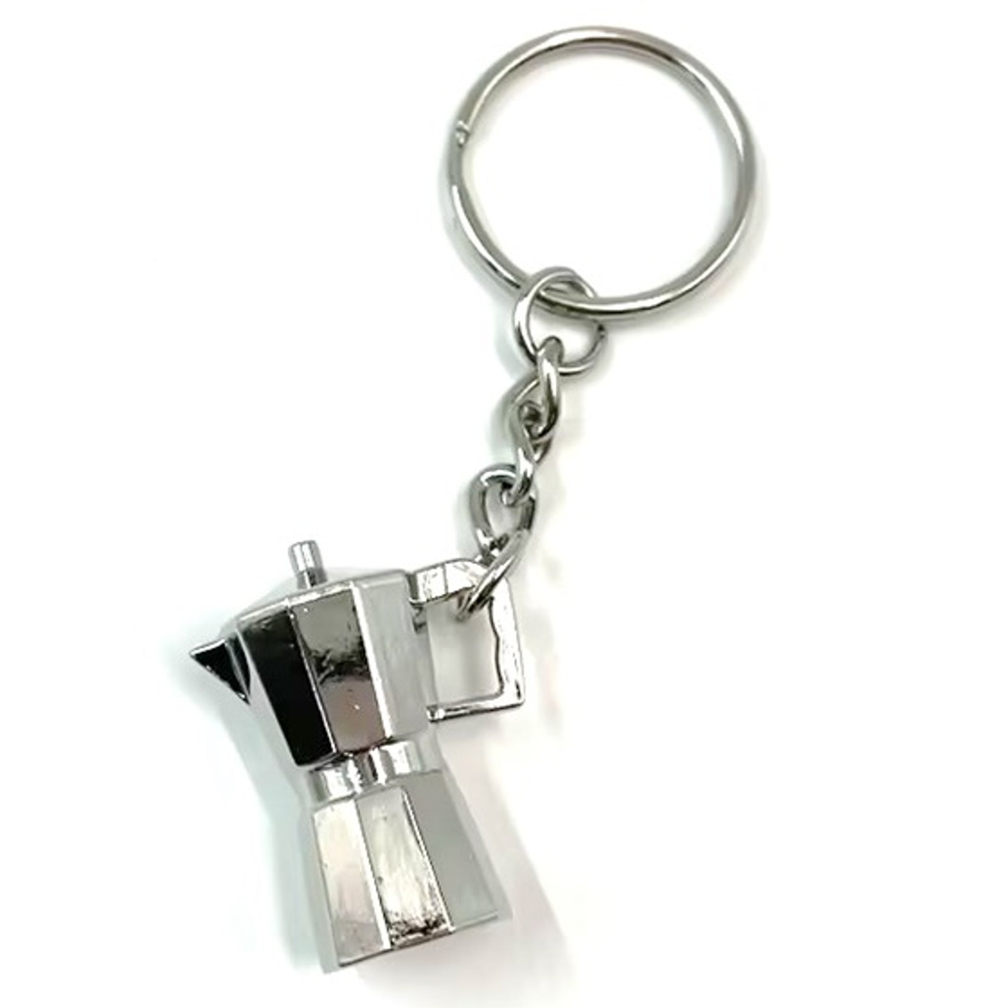Incasa Moka Key Ring Silver (30mm)
