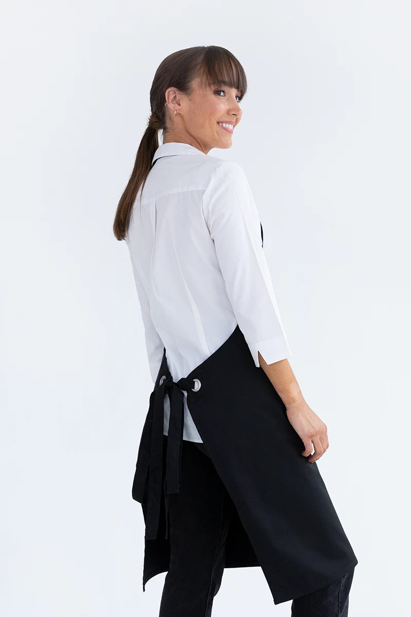 Aussie Chef Bib Apron - Monaco Black