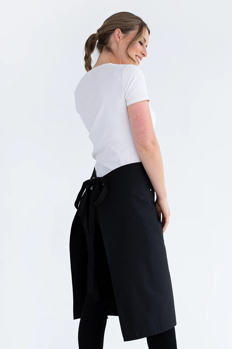 Aussie Chef Monaco Waist Apron - Black