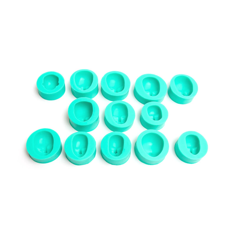 Bake Group Silicone Mould Faces Set 1 13 Piece
