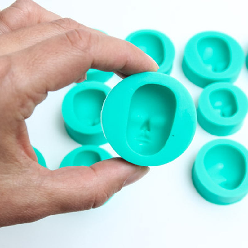 Bake Group Silicone Mould Faces Set 1 13 Piece