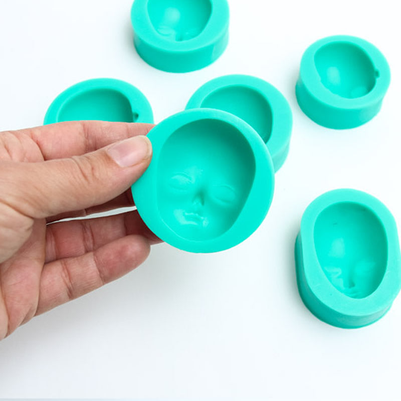 Bake Group Silicone Mould Faces Set 2 6 Piece