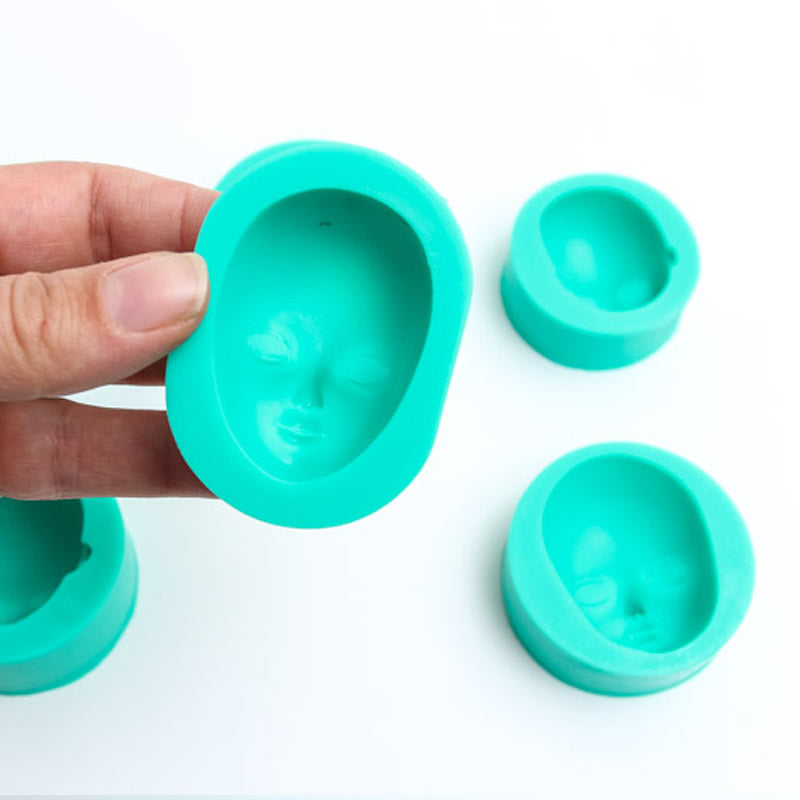 Bake Group Silicone Mould Faces Set 2 6 Piece
