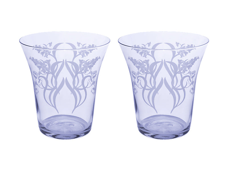 Maxwell & Williams Estelle Michaelides Mystique Stemless Glass Violet 470ml 2 Piece