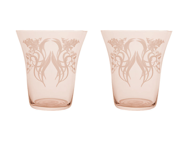 Maxwell & Williams Estelle Michaelides Mystique Stemless Glass Violet 470ml 2 Piece