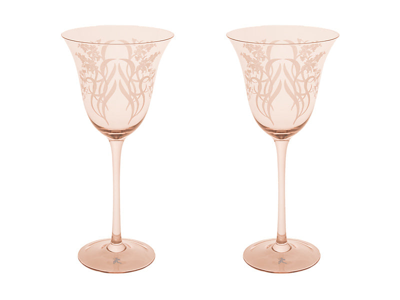 Maxwell & Williams Estelle Michaelides Mystique Wine Glass Melon 320ml 2 Piece