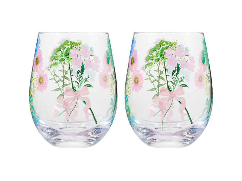 Maxwell & Williams Cherish Stemless Glass 550ml 2 Piece