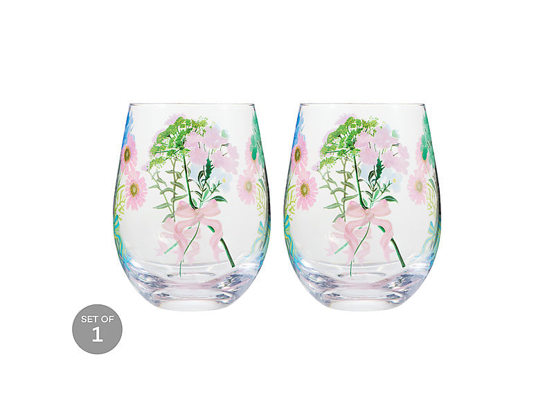 Maxwell & Williams Cherish Stemless Glass 550ml 2 Piece