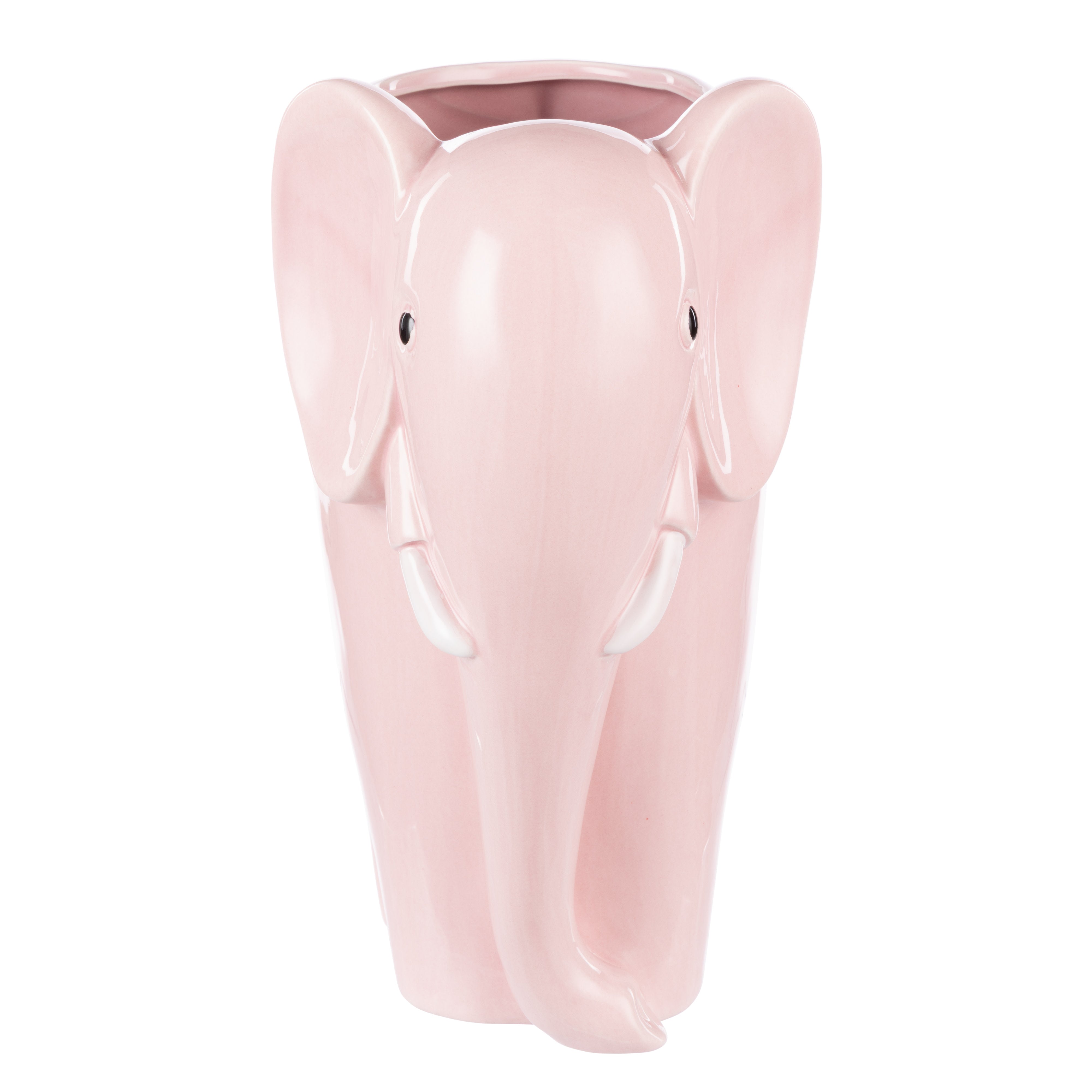 Emporium Brynlee Elephant Vase Tall Pink