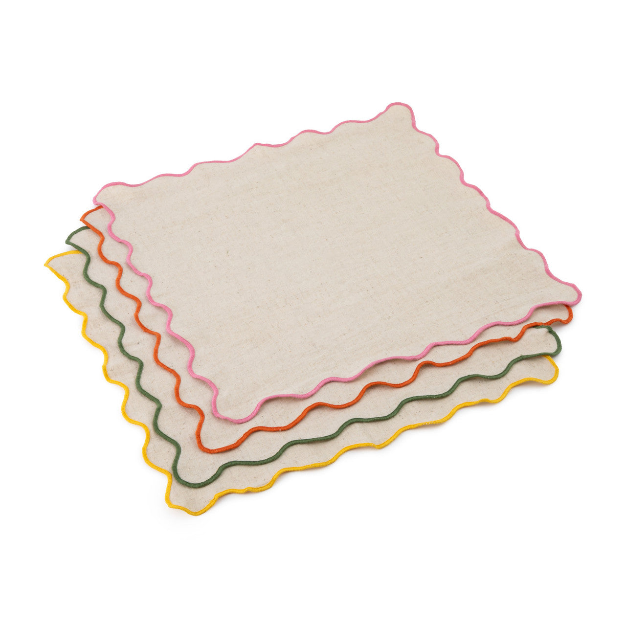 Jamie Oliver Big Love 45cm Neat Napkins Set of 4 Mixed Colours