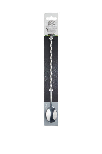 BarCraft Stainless Steel 28cm Cocktail Mixing Spoon