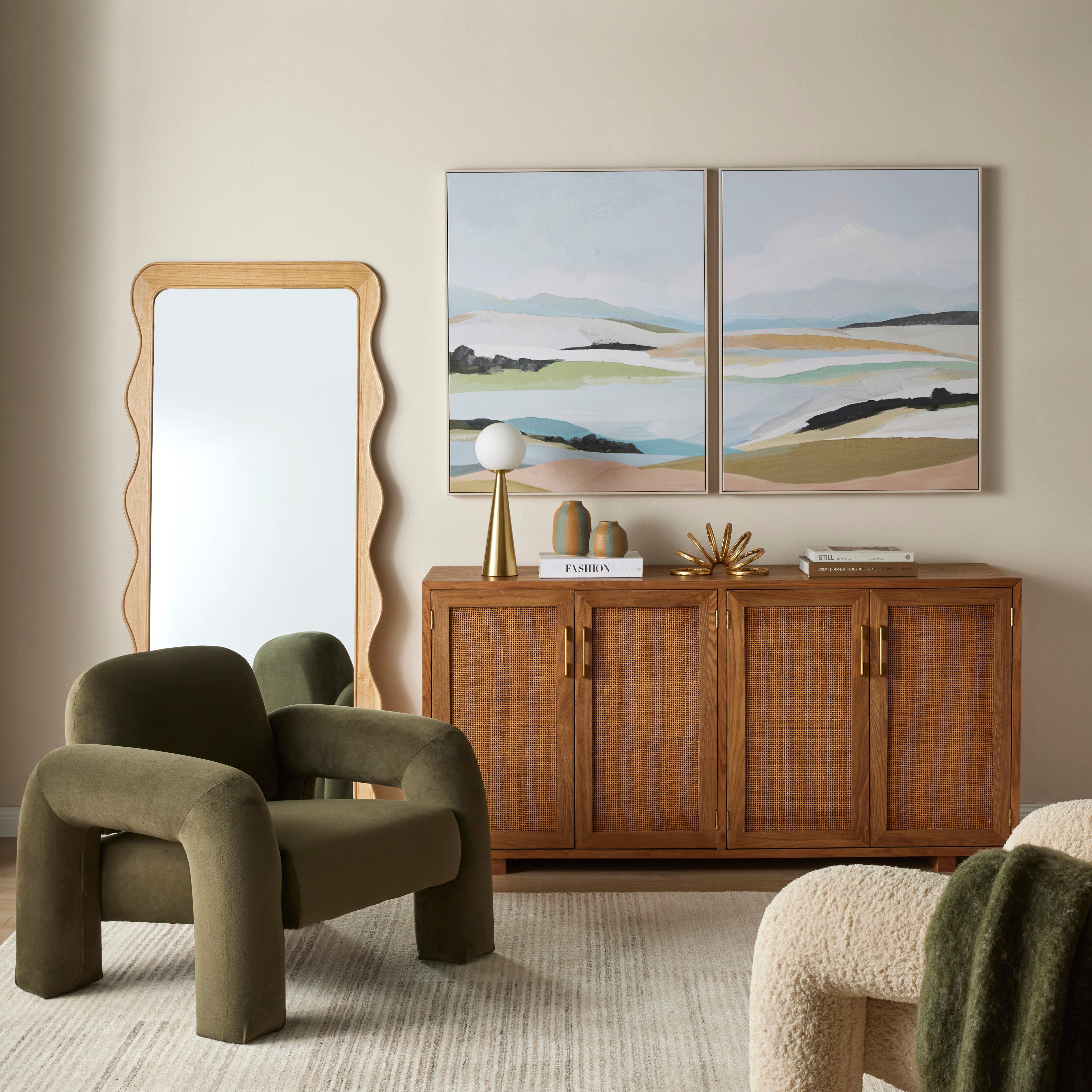 Amalfi Slinky Sculpture Gold