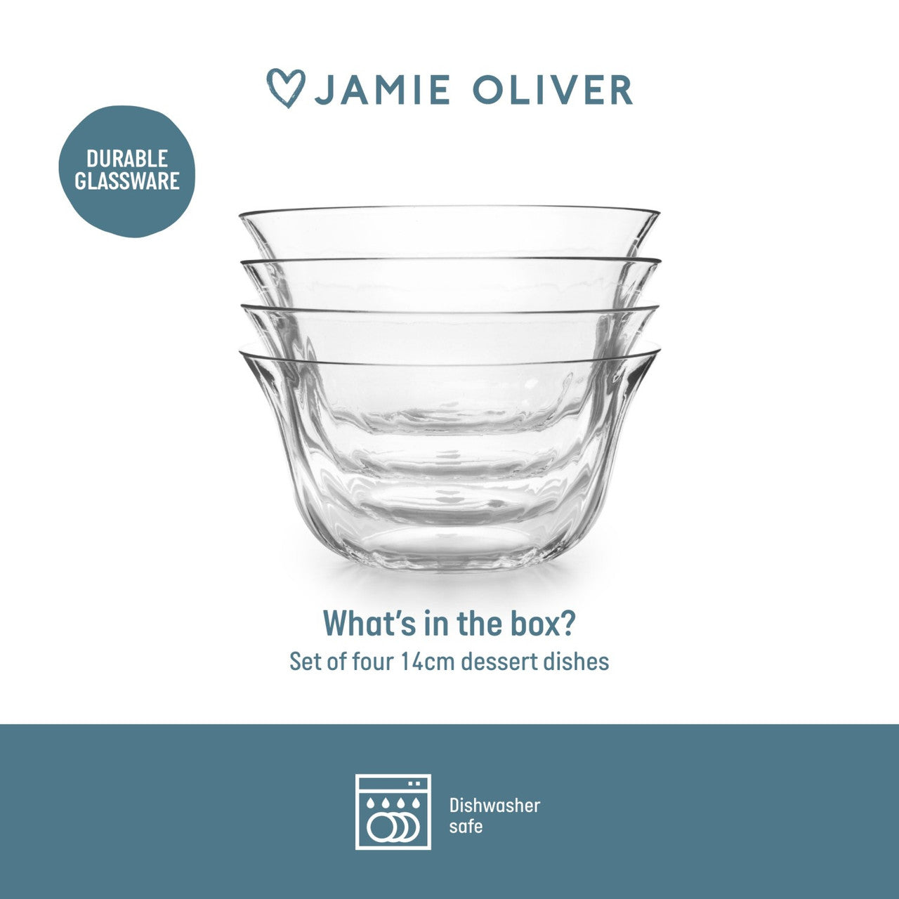 Jamie Oliver Big Love 14cm Dreamy Dessert Dishes Set of 4