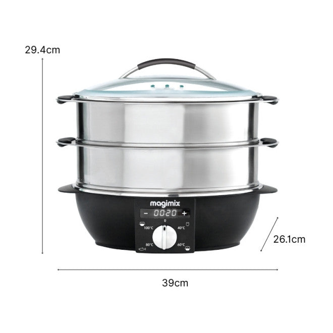 Magimix Multifunction Steamer Stainless Steel 2 x 5.5L