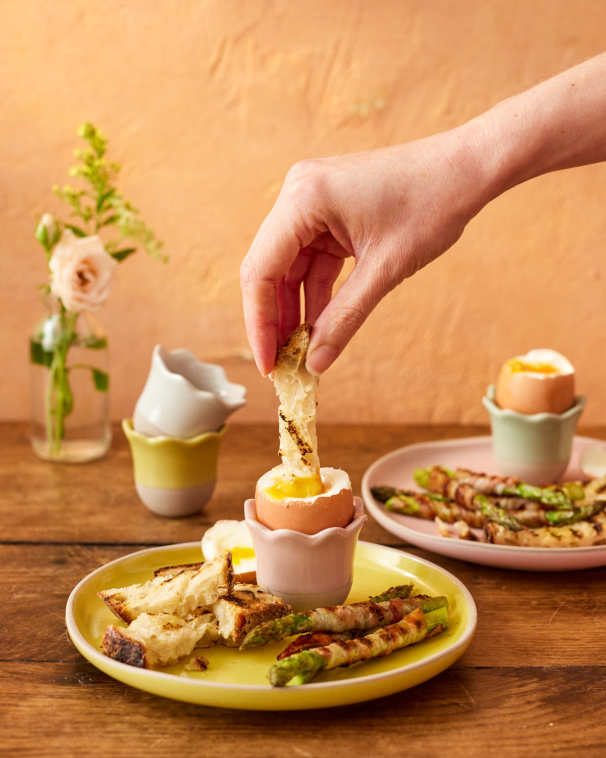 Jamie Oliver Big Love 6cm Excellent Egg Cups Set of 4 Mixed Colours