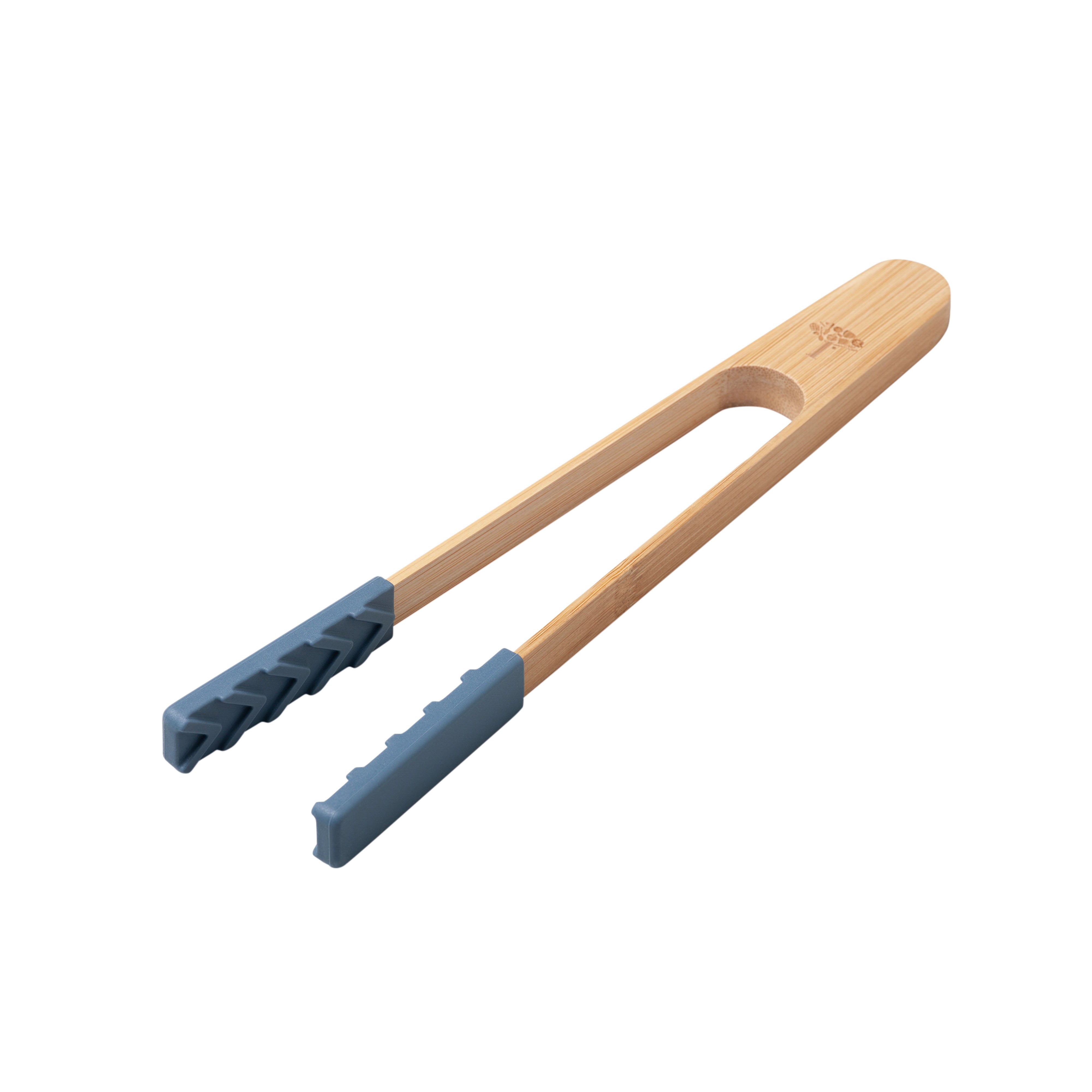 Zeal Bamboo Large Tongs with Silicone Ends (Neutral Assorted)