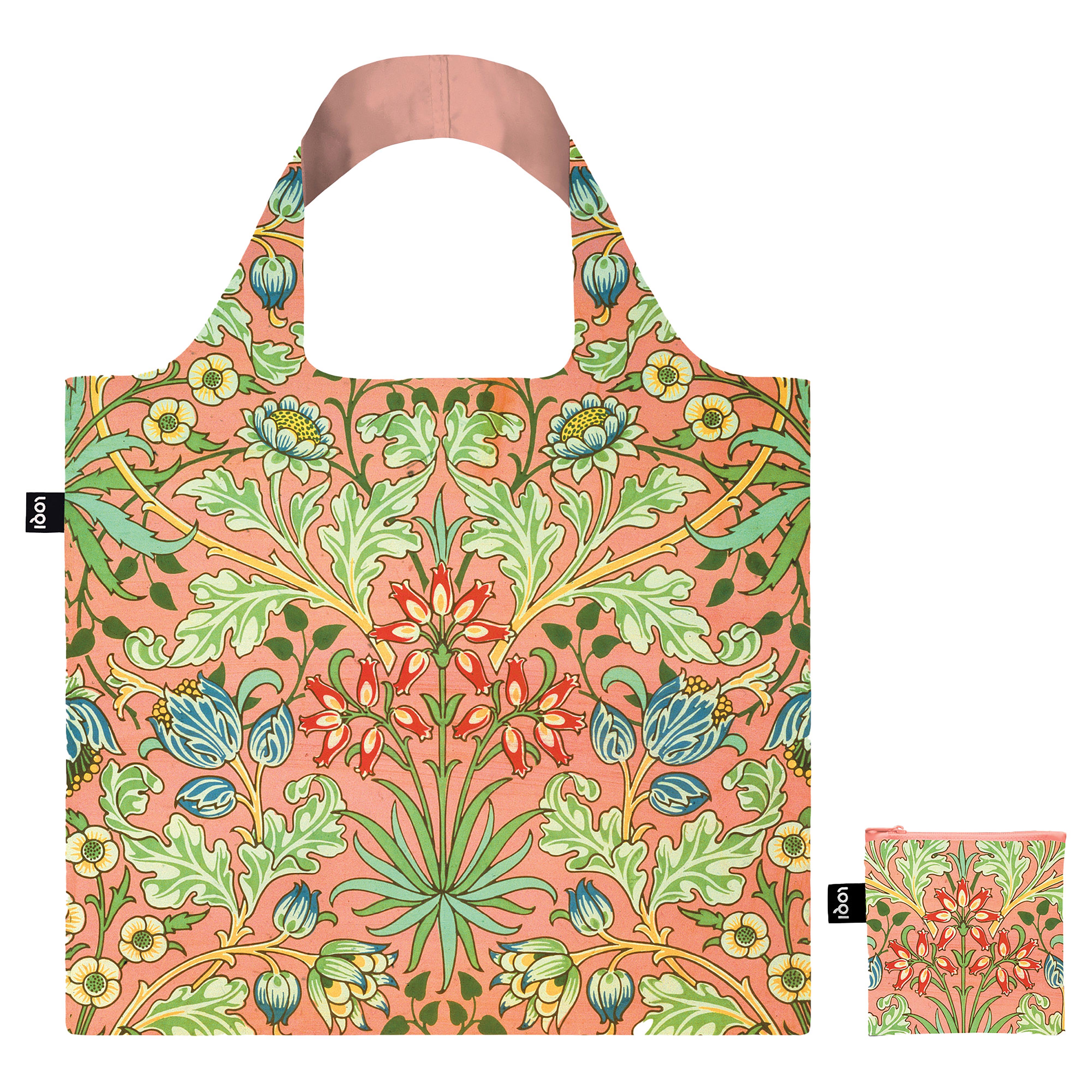 LOQI William Morris Hyacinth Tote Bag