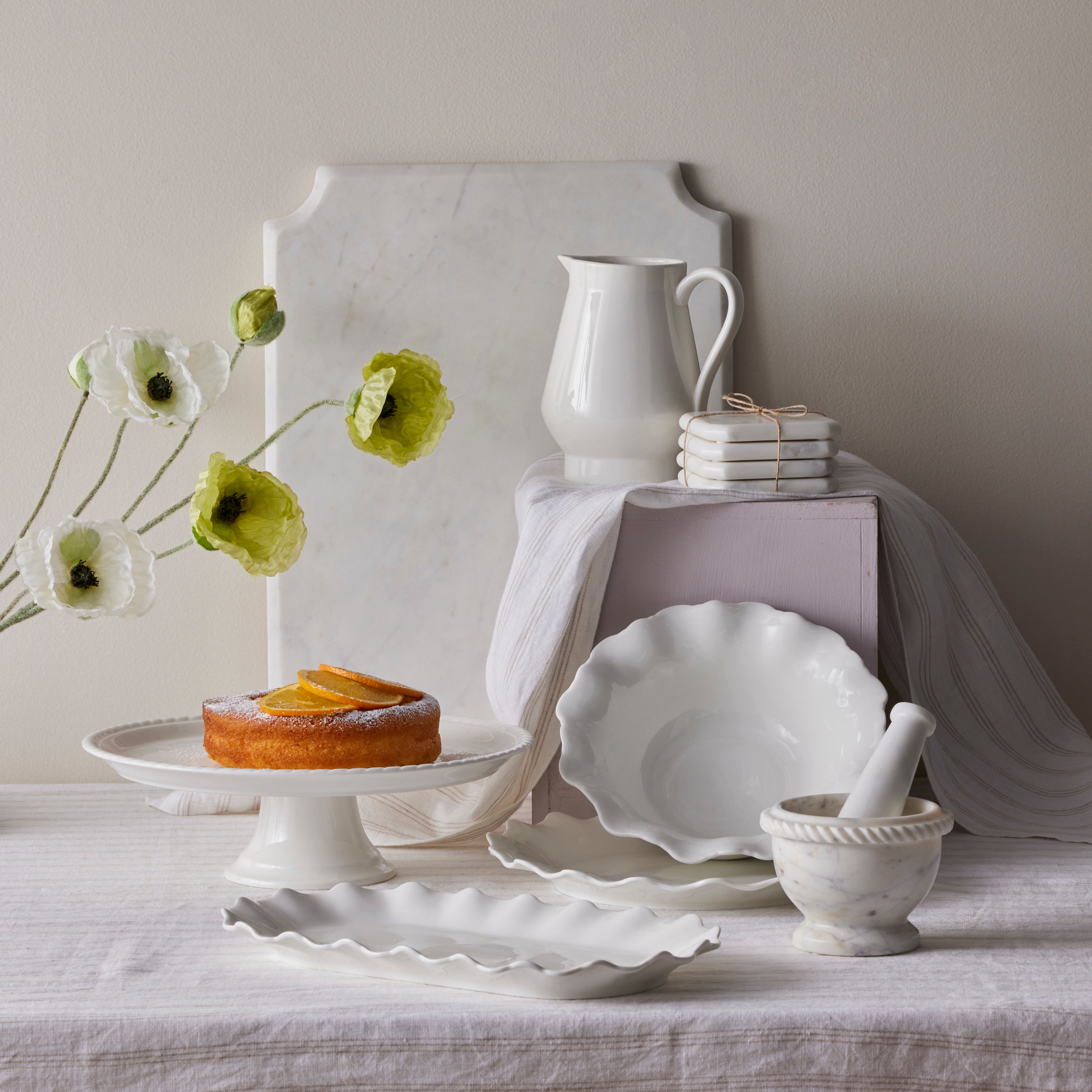 Society Home Margot Marble Serving Board