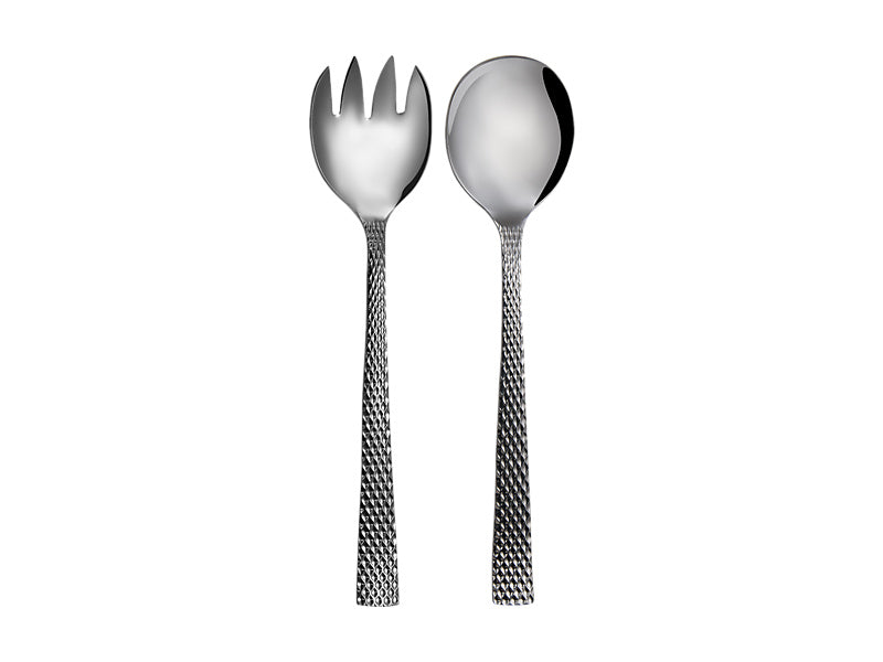 Maxwell & Williams Diamonds Salad Server Set Stainless Steel 2 Piece