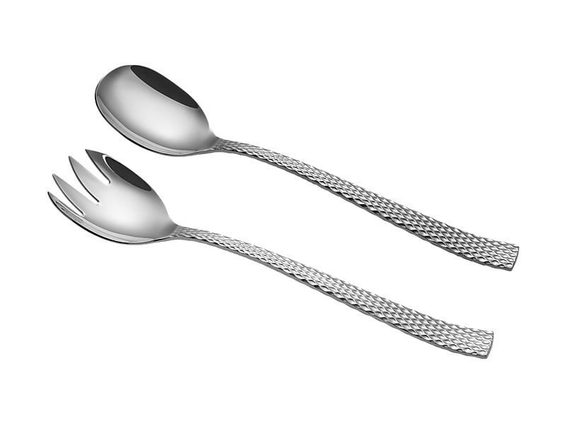 Maxwell & Williams Diamonds Salad Server Set Stainless Steel 2 Piece